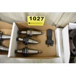 (3) 40 TAPER COLLET TYPE TOOL HOLDERS