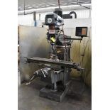 LAGUN 2.2 KW MODEL FTV-2 VARIABLE SPEED RAM TYPE VERTICAL MILL, S/N SE-16544, 9" X 48" TABLE, ANILAM