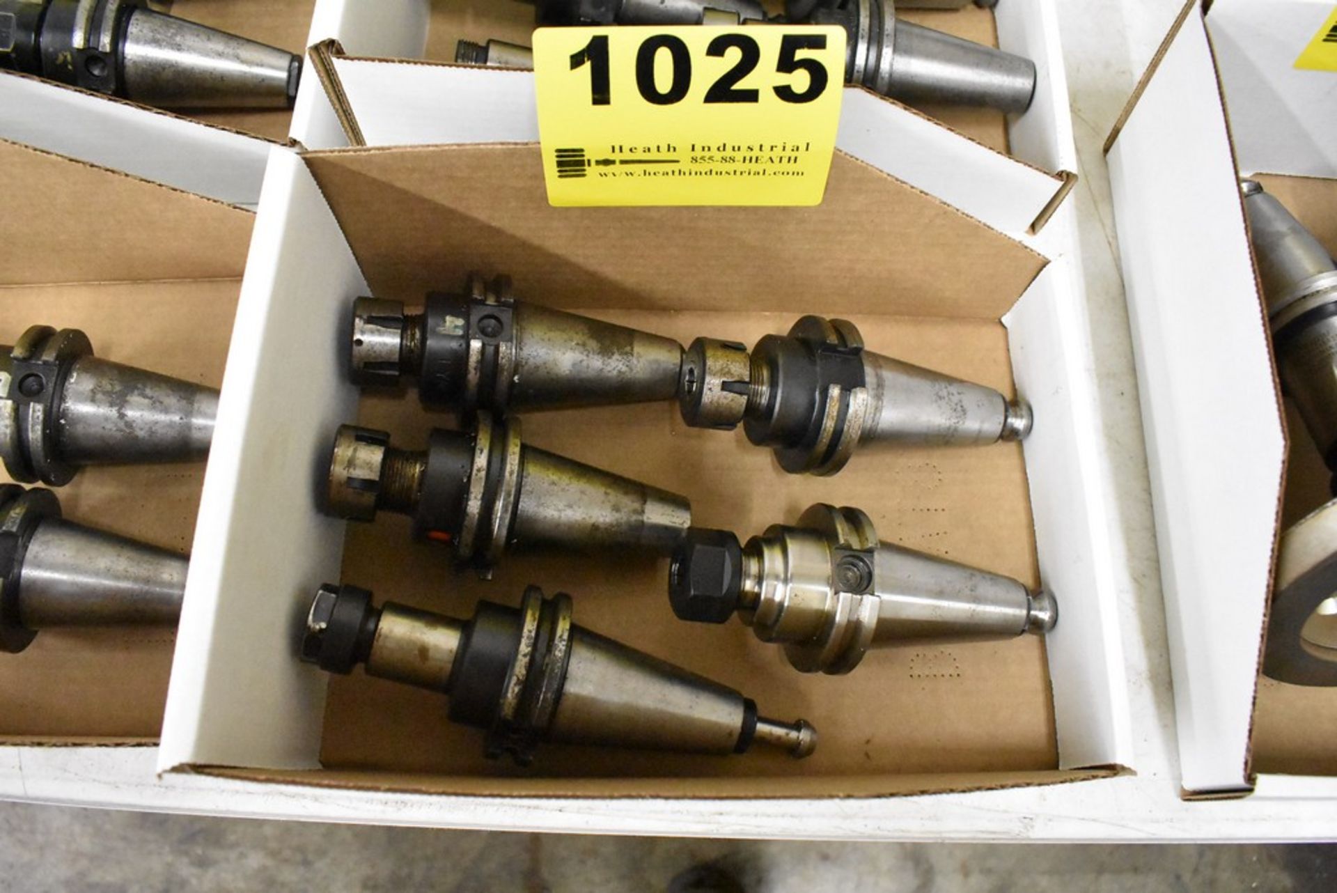 (5) CAT 40 COLLET TYPE TOOL HOLDERS