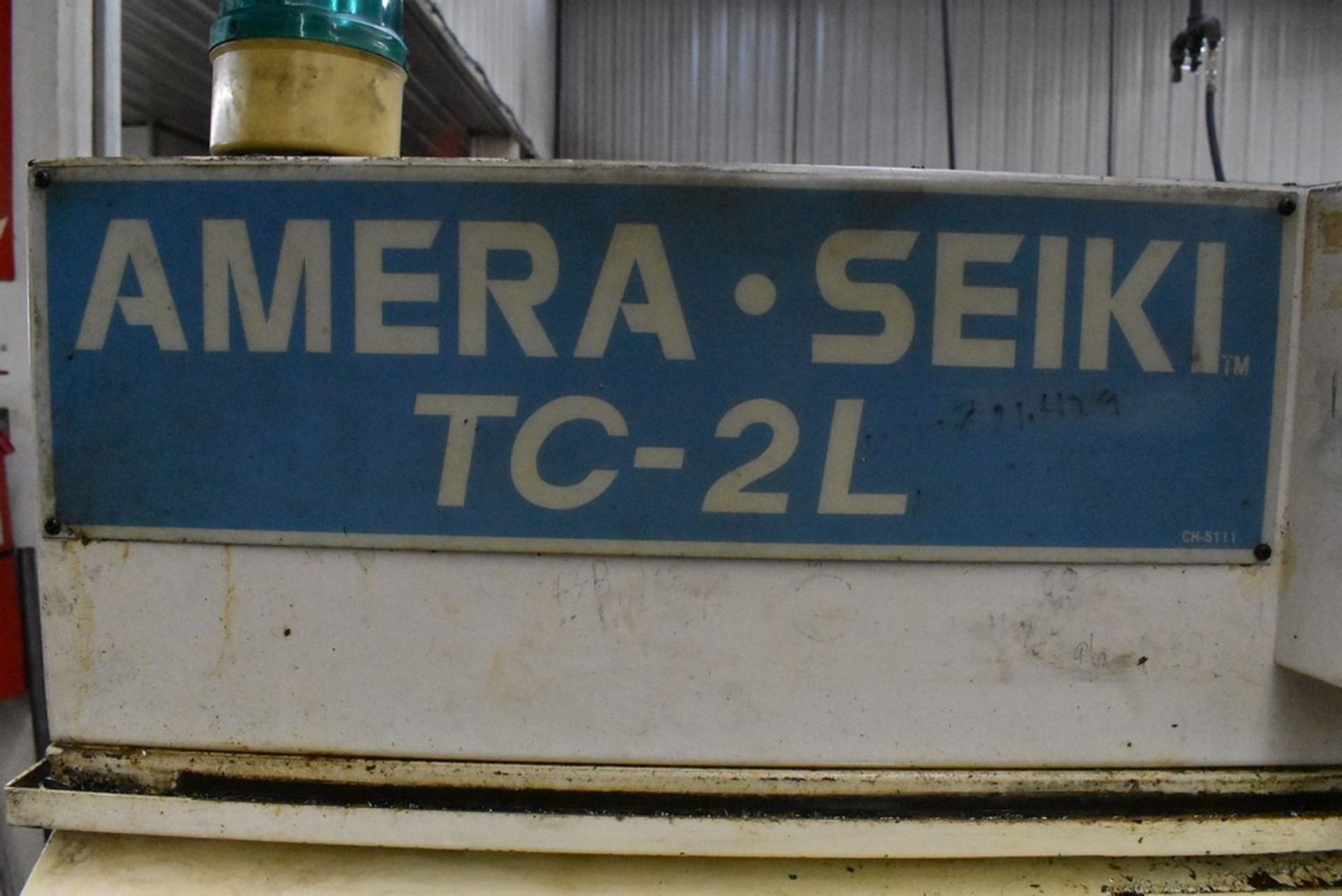 AMERA-SEIKI MODEL TC-2L CNC TURNING CENTER, S/N 78770, WITH CHUCK, TAILSTOCK, FANUC SERIES O-T - Image 4 of 17
