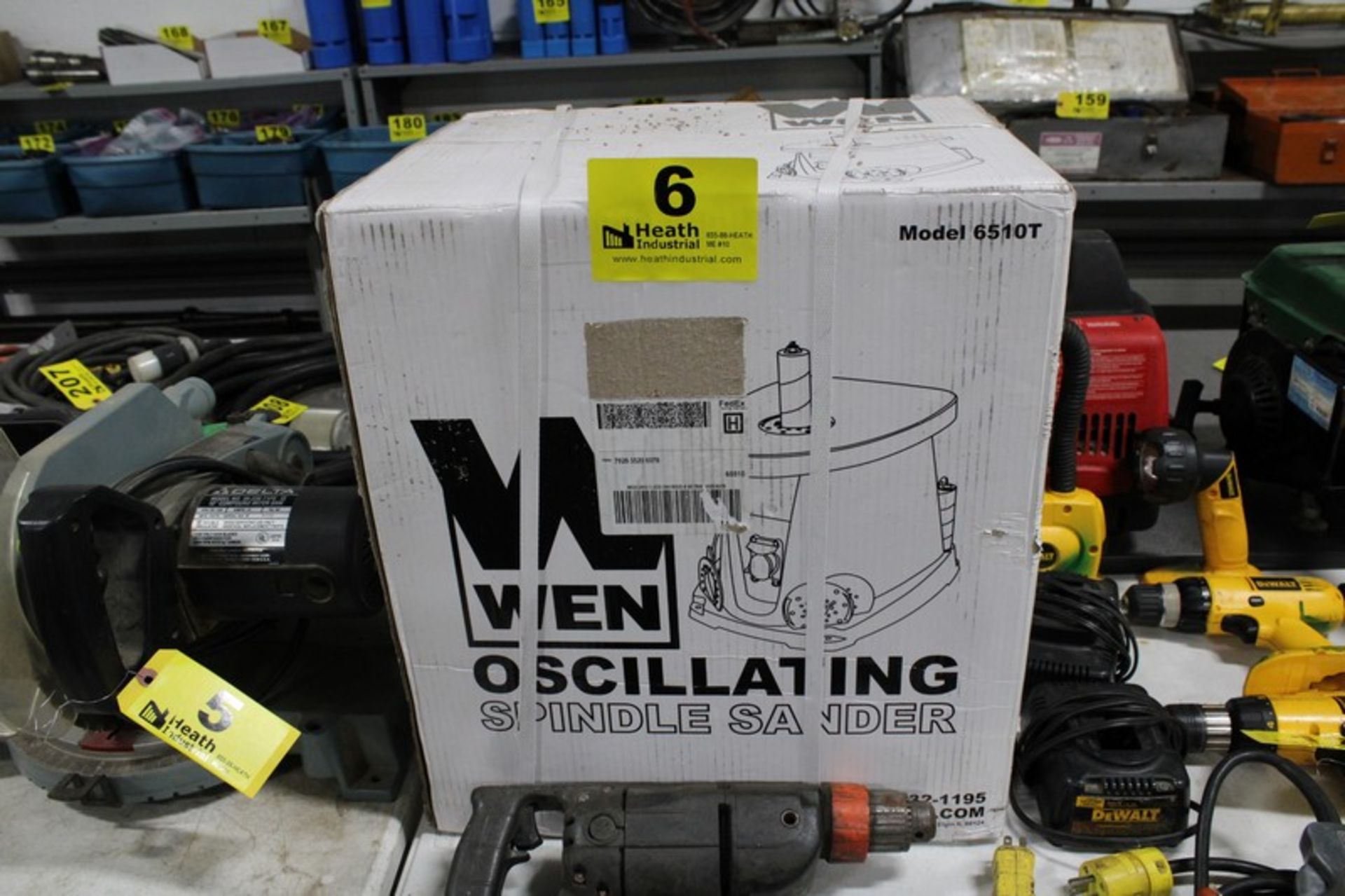 WEN MODEL 6510T OSCILLATING SPINDLE SANDER (NEW IN BOX)