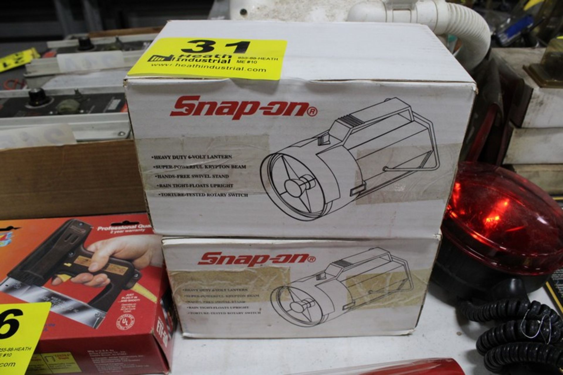 (2) SNAP-ON ECFL-100 6V LANTERNS (NEW)