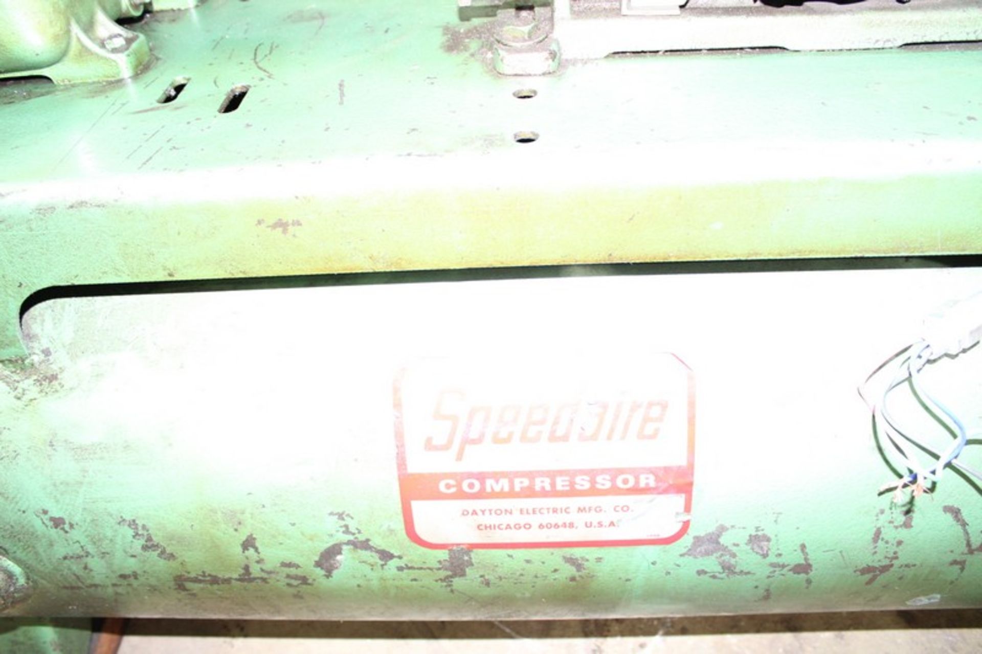 SPEED-AIRE 5 HP HORIZONTAL TANK MOUNTED AIR COMPRESSOR - Image 2 of 5