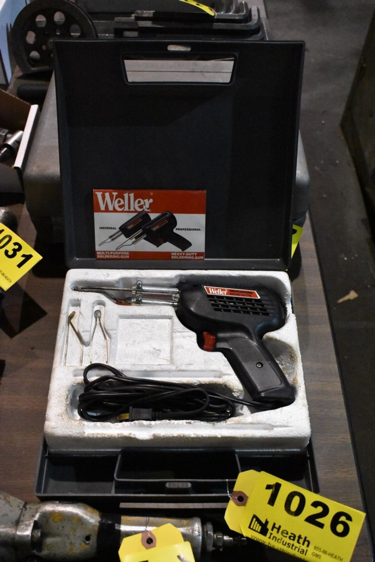 WELLER MODEL D550 HEAVY DUTY SOLDERING GUN IN CASE