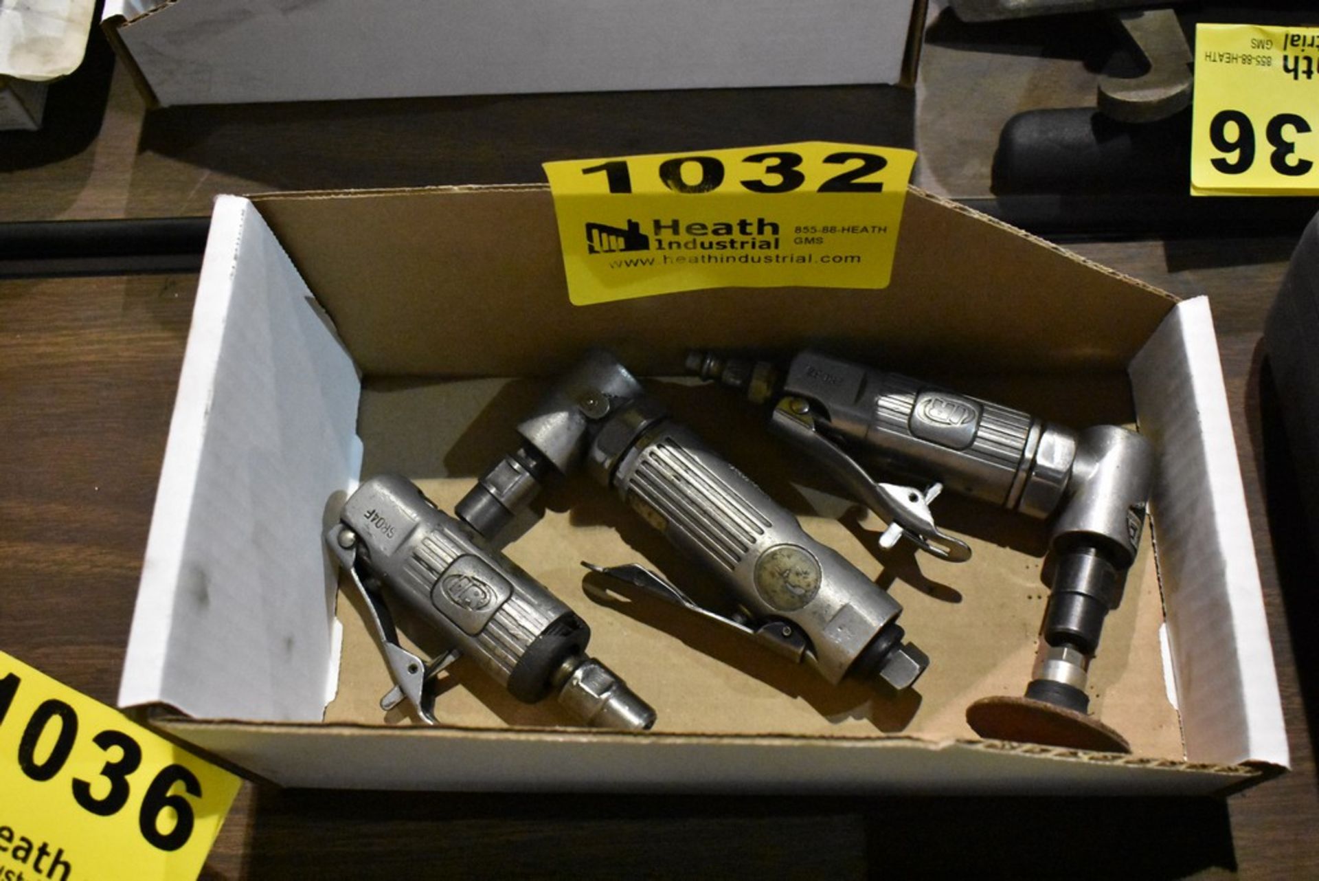 (3) ASSORTED PNEUMATIC TOOLS IN BOX