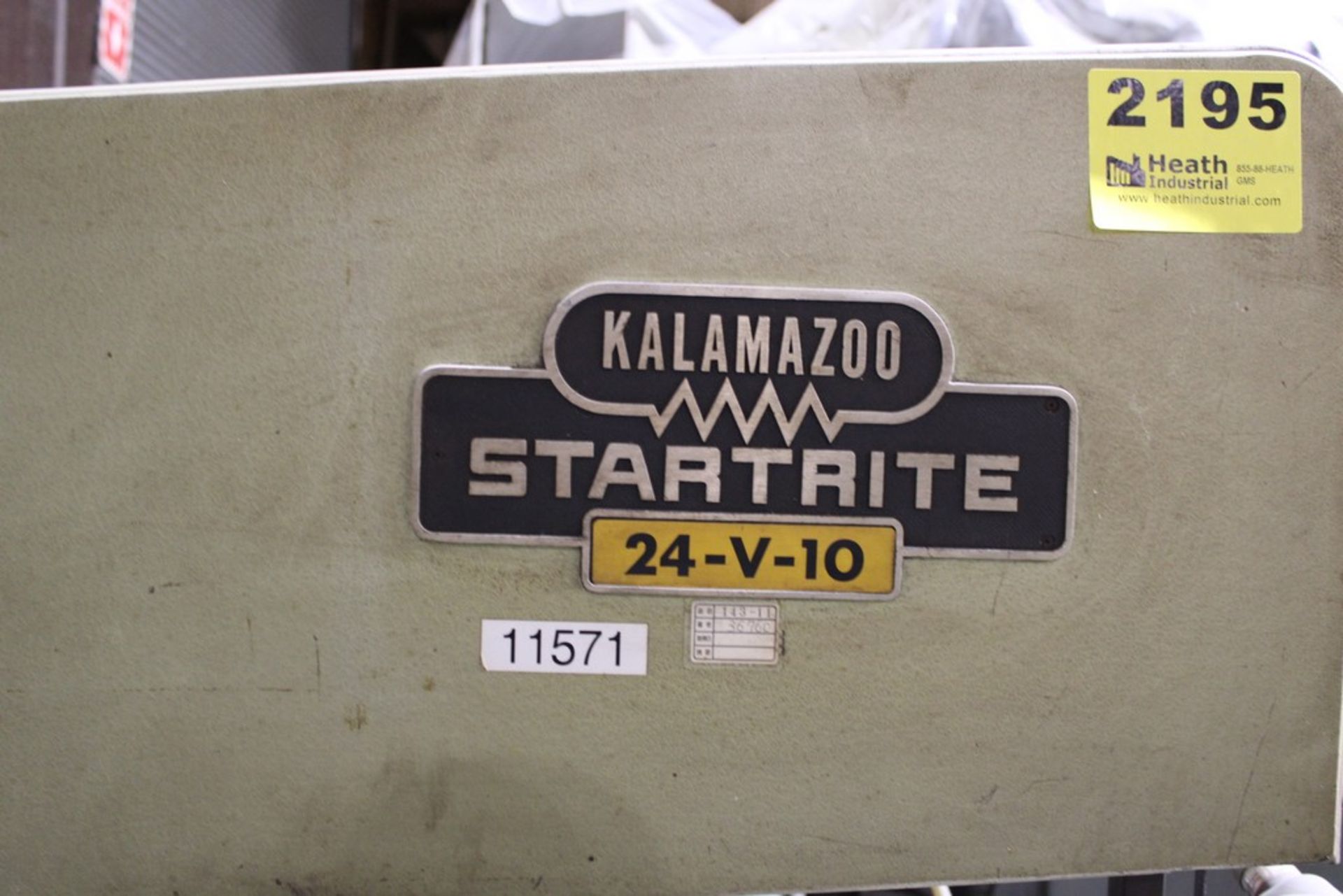 STARTRITE/KALAMAZOO 24” MODEL 24-V-10 VERTICAL BAND SAW, S/N M65130 WITH BLADE WELDER - Image 2 of 5