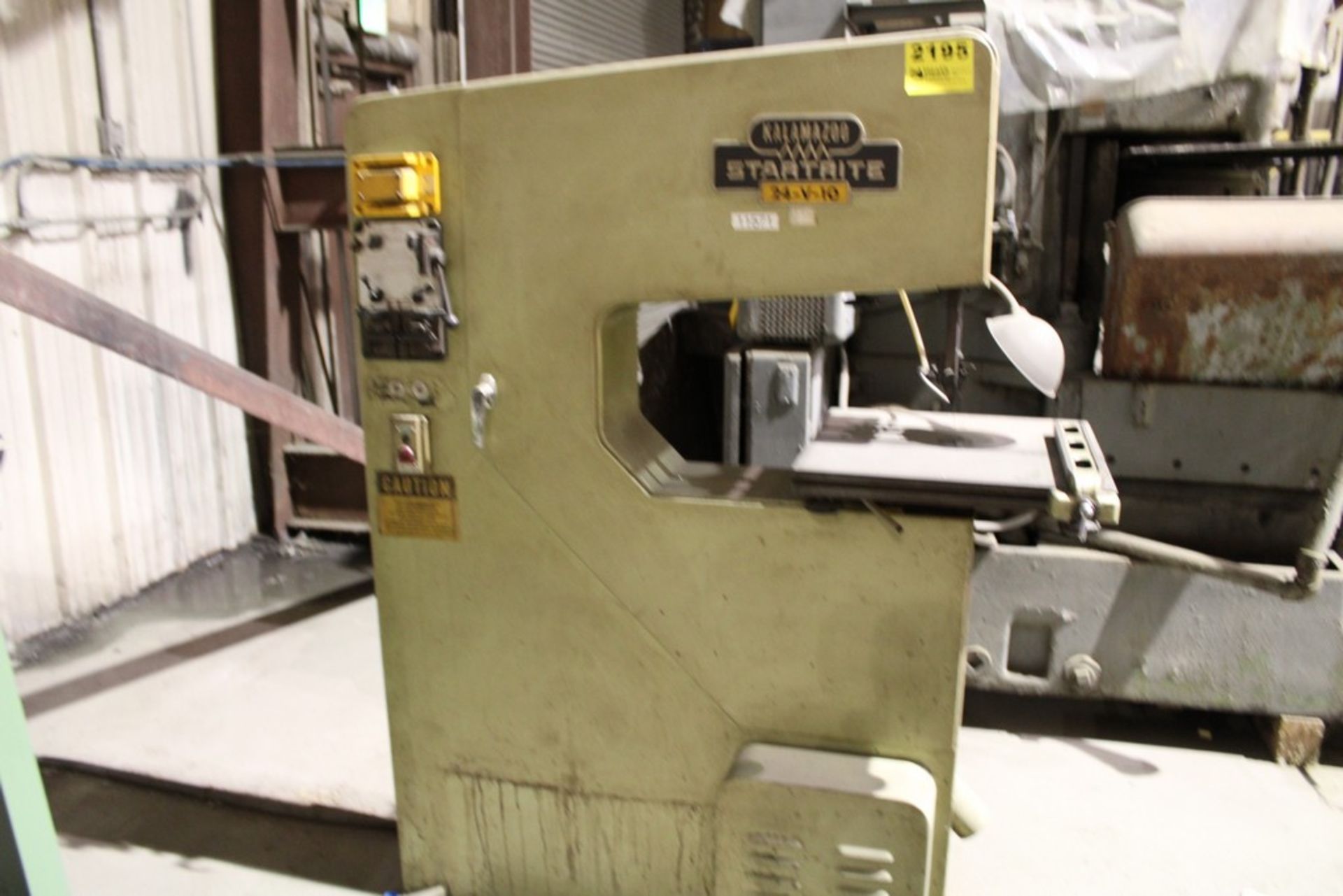 STARTRITE/KALAMAZOO 24” MODEL 24-V-10 VERTICAL BAND SAW, S/N M65130 WITH BLADE WELDER