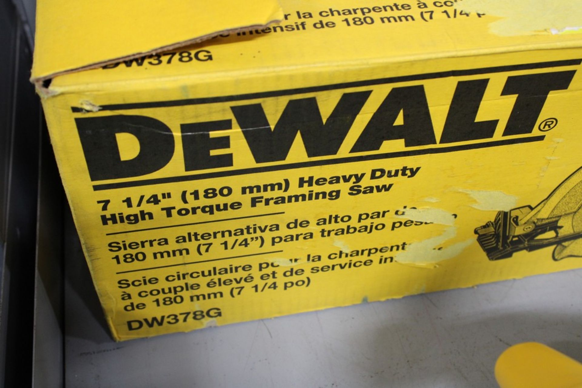DEWALT MODEL DW378G 7-1/4" HEAVY DUTY HIGH TORQUE FRAMING SAW - Image 3 of 3