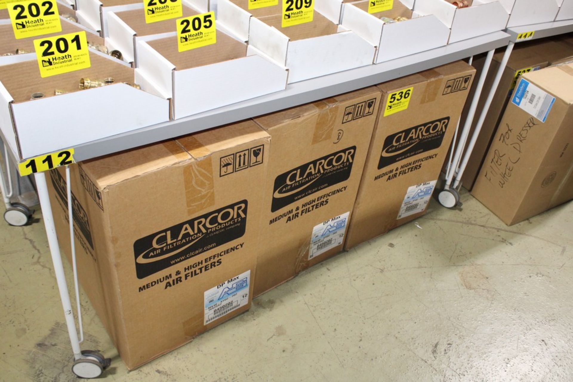 (3) CASES OF CLARCOR 16" X 25" X 2" AIR FILTERS