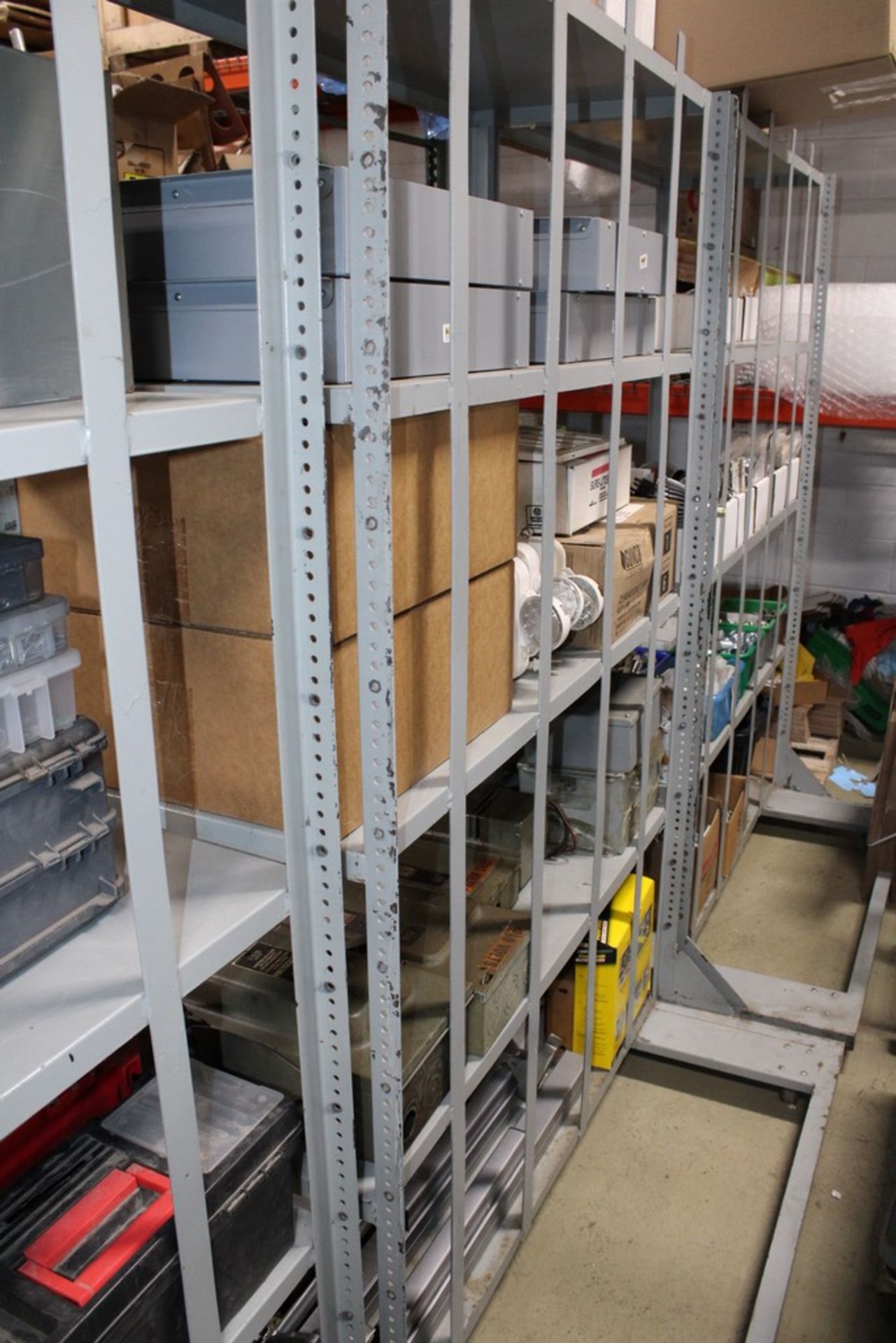 PORTABLE STEEL SHELVING UNIT, 49" S 22" X 76" - Image 2 of 2