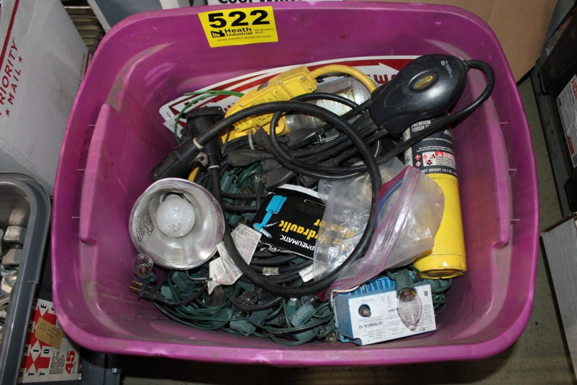 ASSORTED HOLIDAY LIGHTS AND EXTENSIONS CORDS