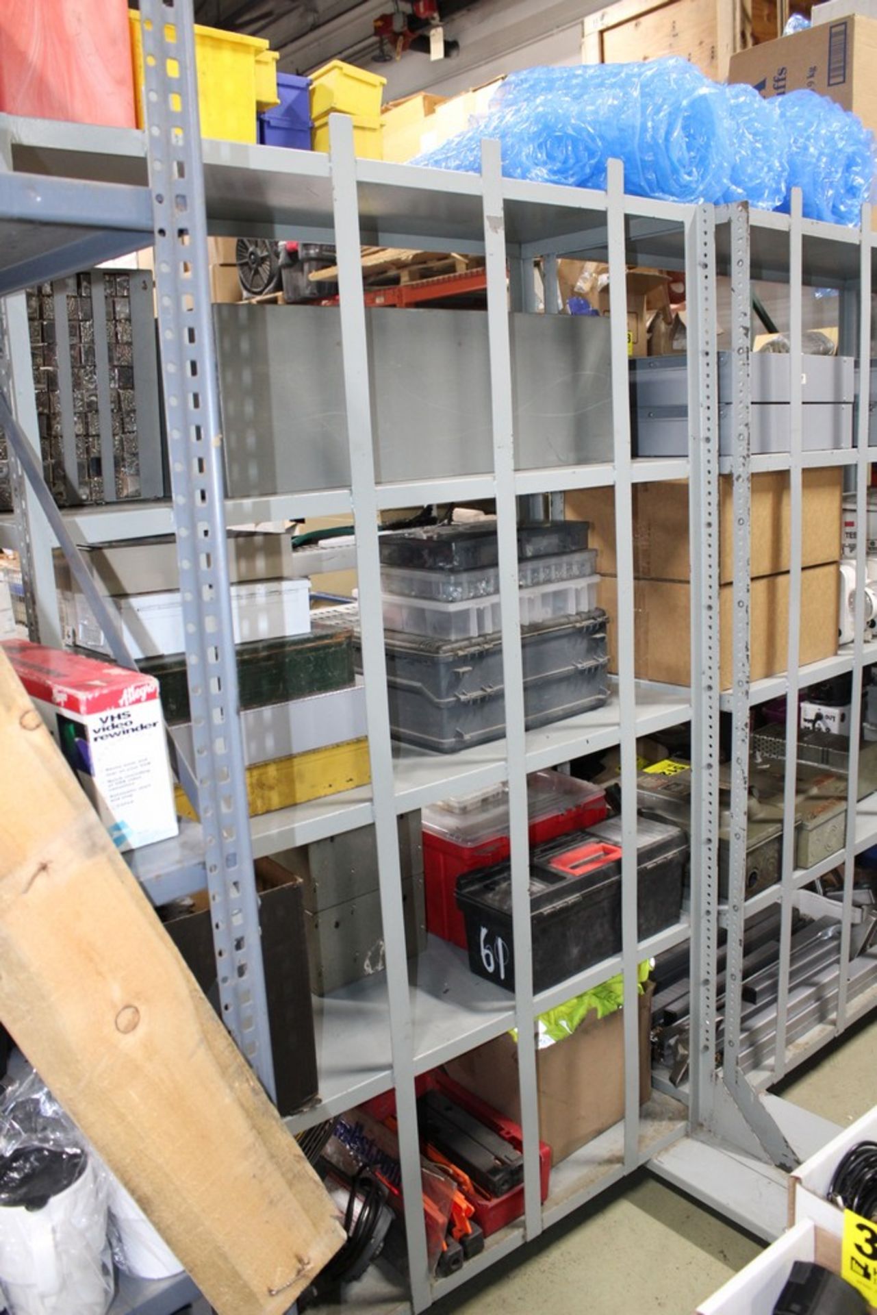 PORTABLE STEEL SHELVING UNIT, 49" S 22" X 76" - Image 2 of 2