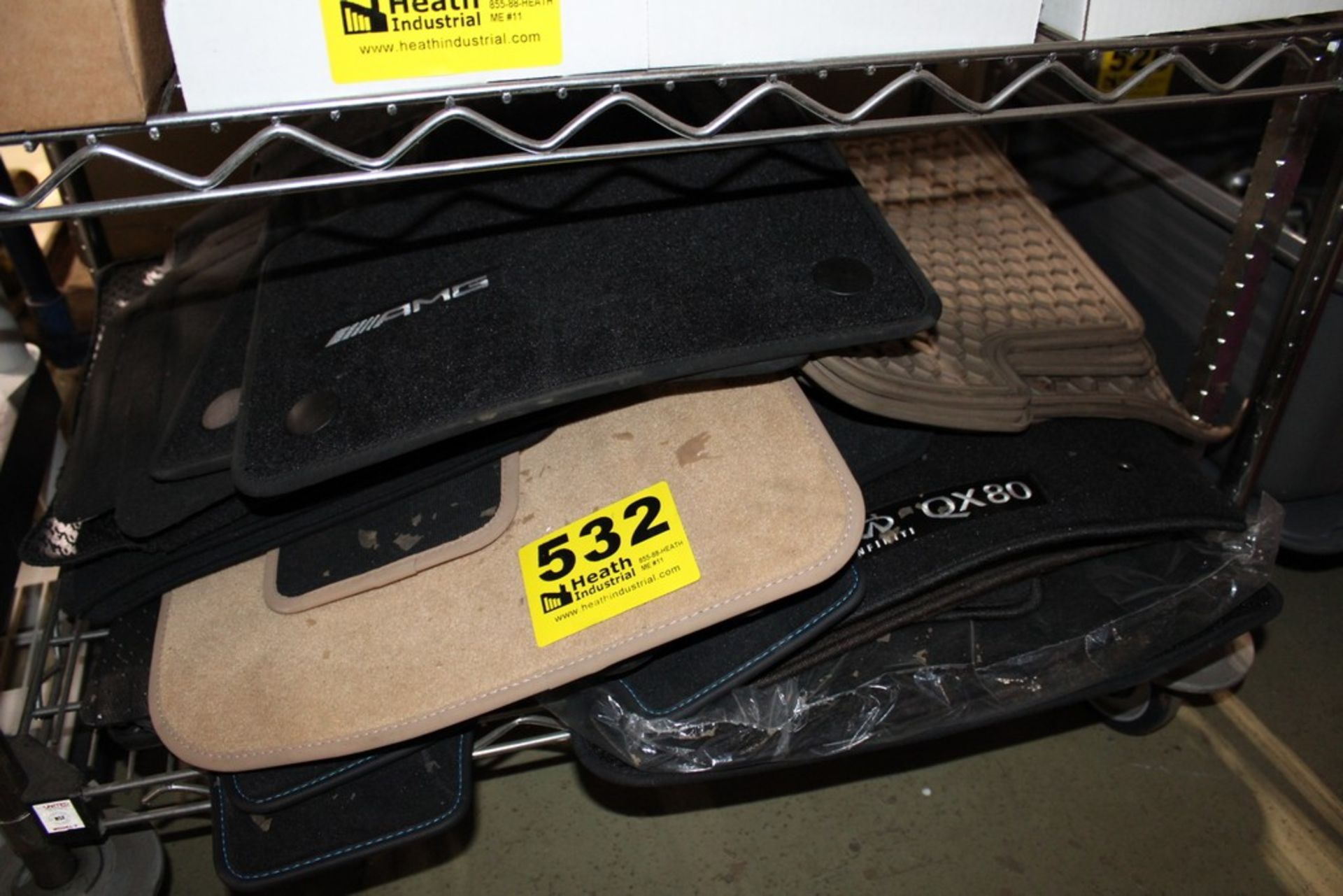 ASSORTED MERCEDES, INFINITY, LEXUS, ETC. CAR MATS