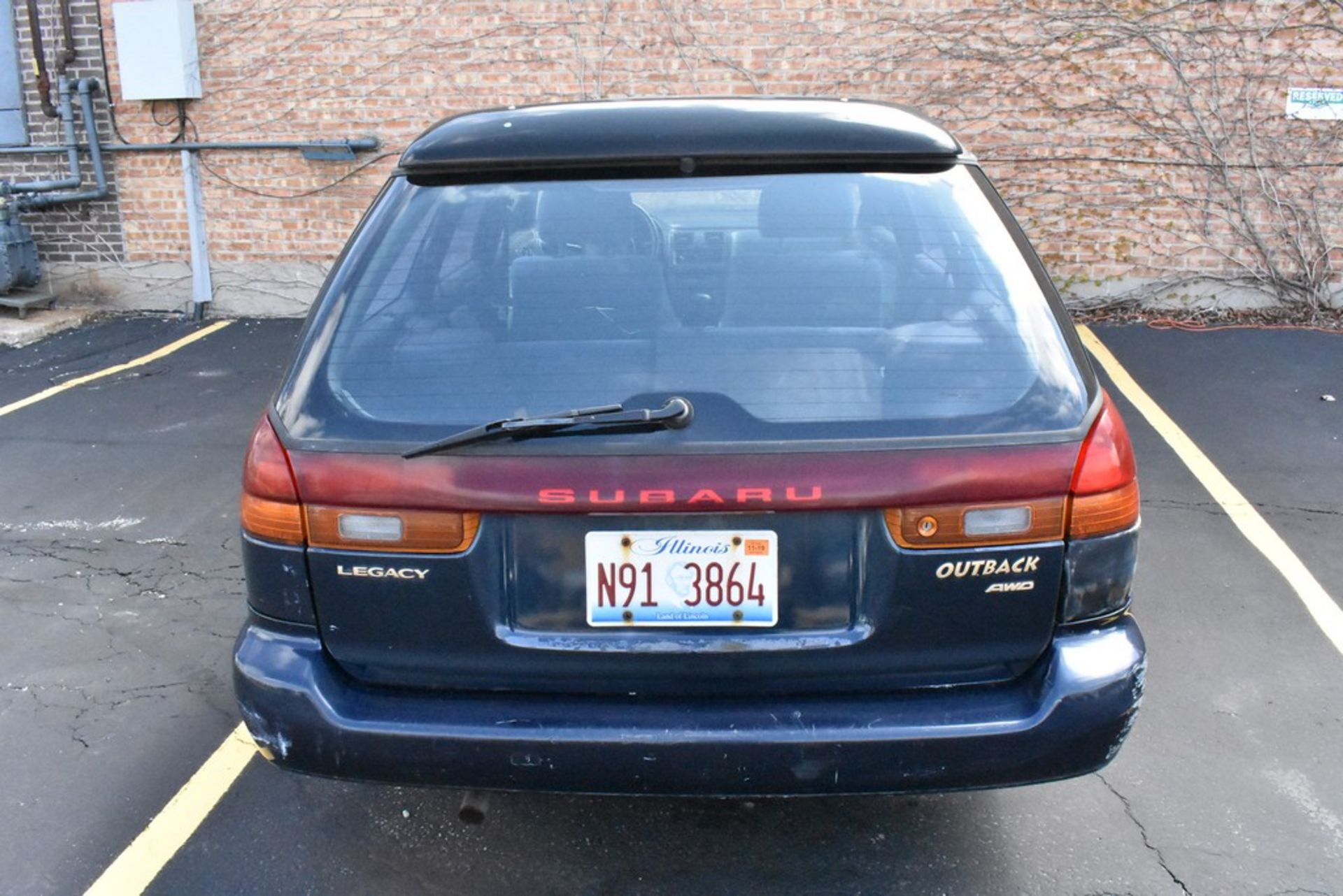 1996 SUBARU MODEL LEGACY STATION WAGON, VIN: 4S3BK4350T7931448, ALL WHEEL DRIVE, 145,243 MILES ON - Image 3 of 12