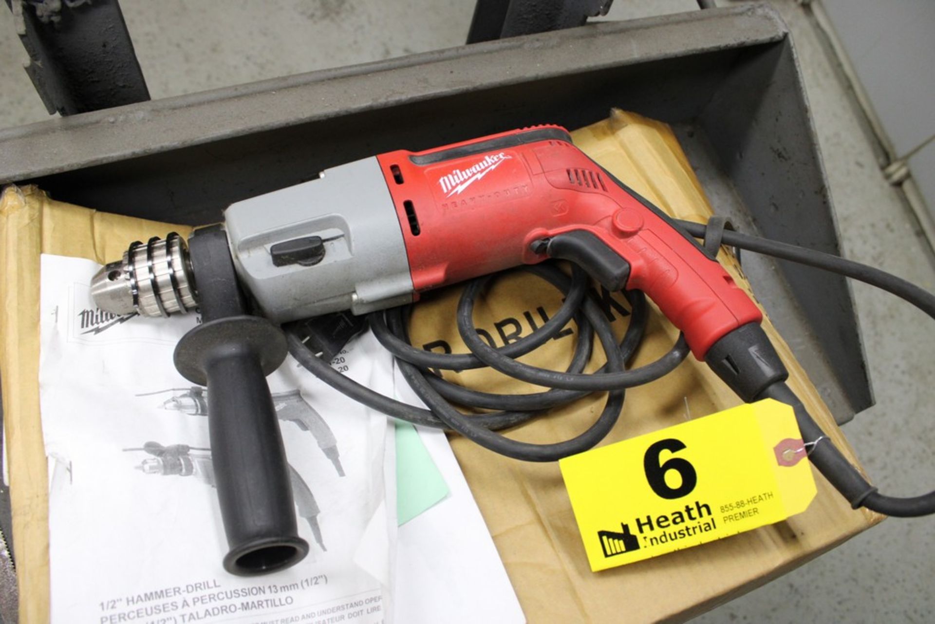 MILWAUKEE NO. 5387-20 1/2 ELECTRIC HAMMER DRILL