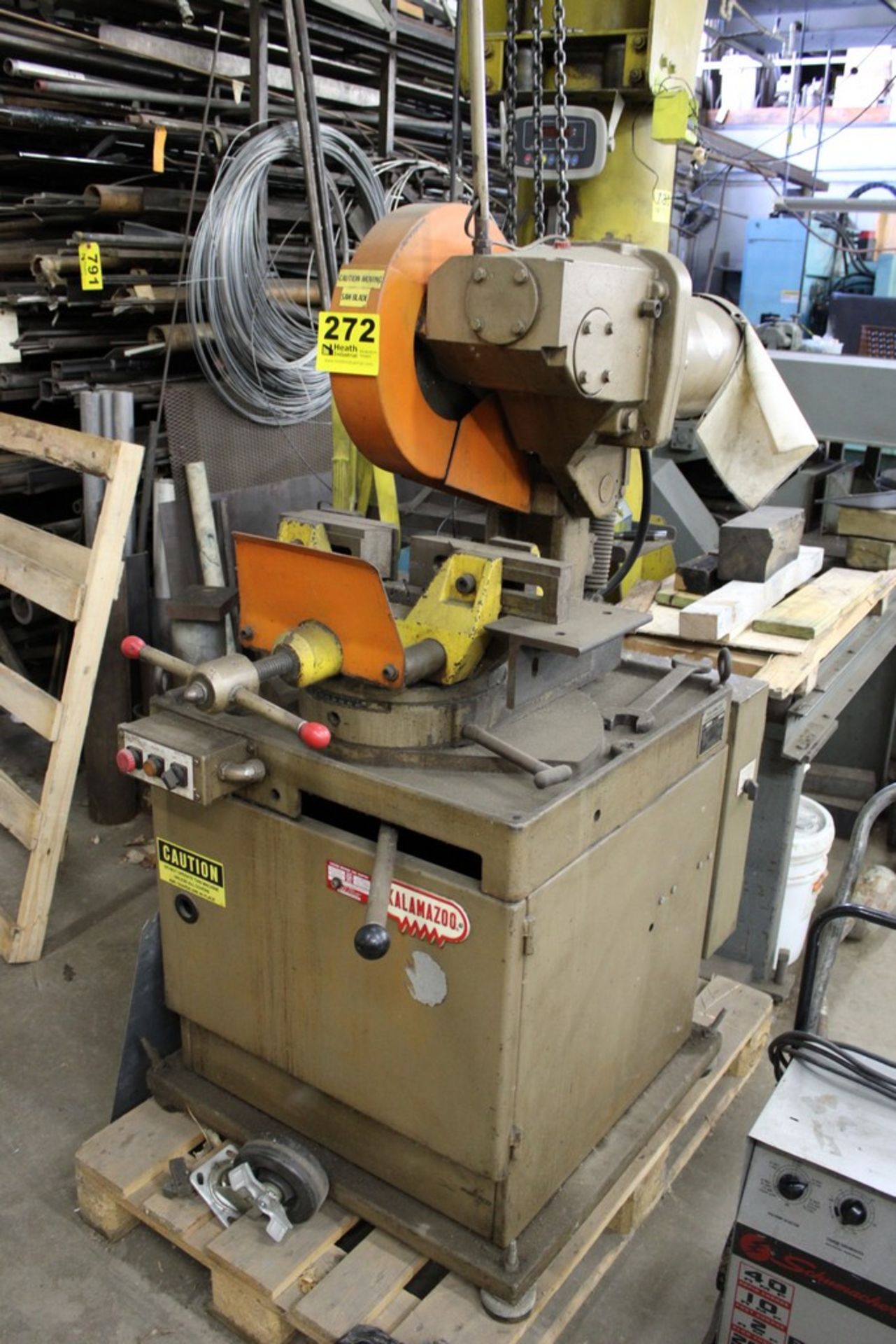 KALAMAZOO 14" MODEL FS-350 COLD SAW, S/N 073