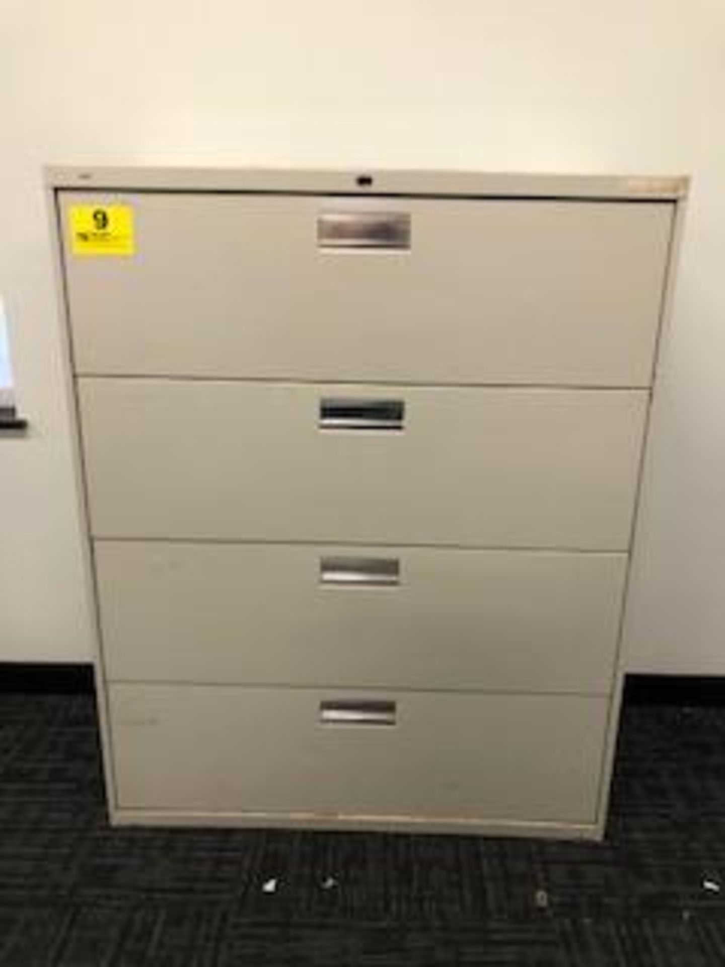 HON 42" X 19" 4 DRAWER LATERAL FILE CABINET