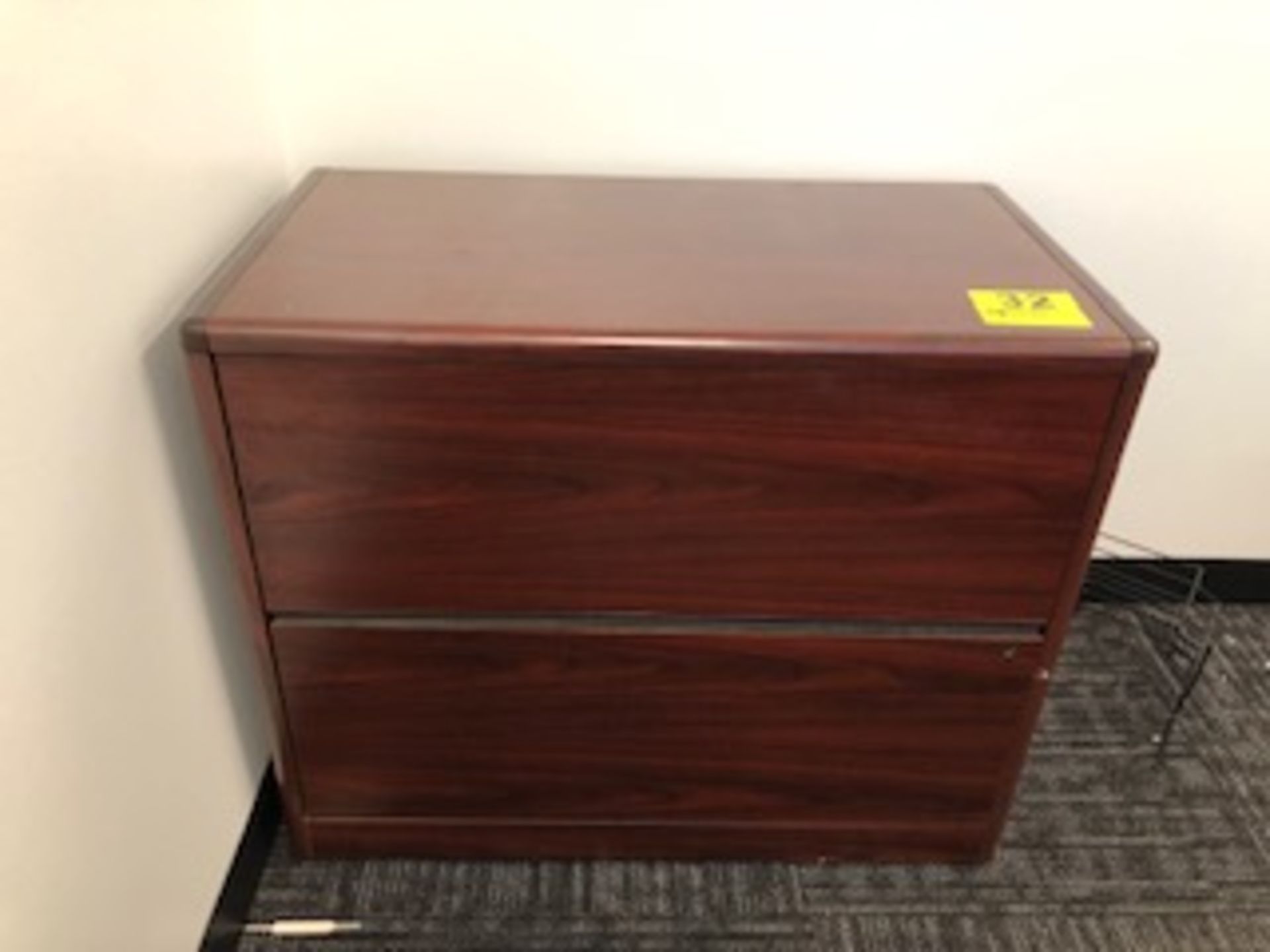 HON 36" X 20" 2 DRAWER LATERAL FILE CABINET (MATCHES DESK)