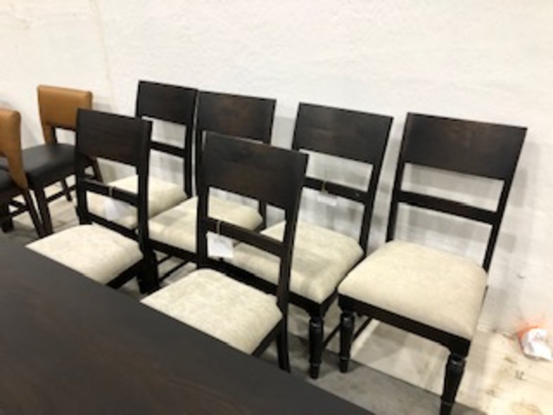 DINING ROOM SET W/80" X 36" TABLE, 6 CHAIRS - Image 2 of 2