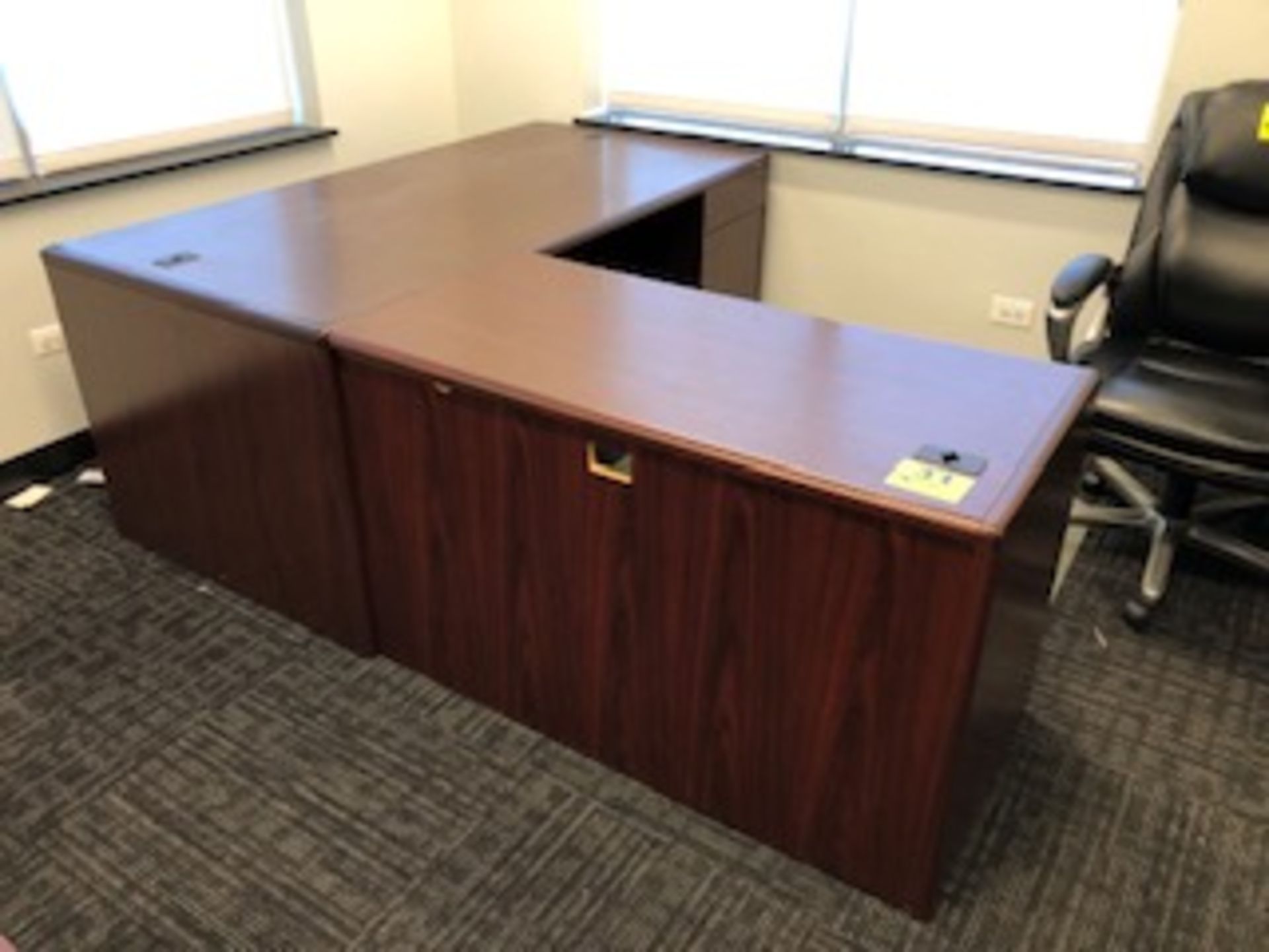 HON EXECUTIVE DESK 72" X 36" W/48" X 24" LEFT HAND RETURN