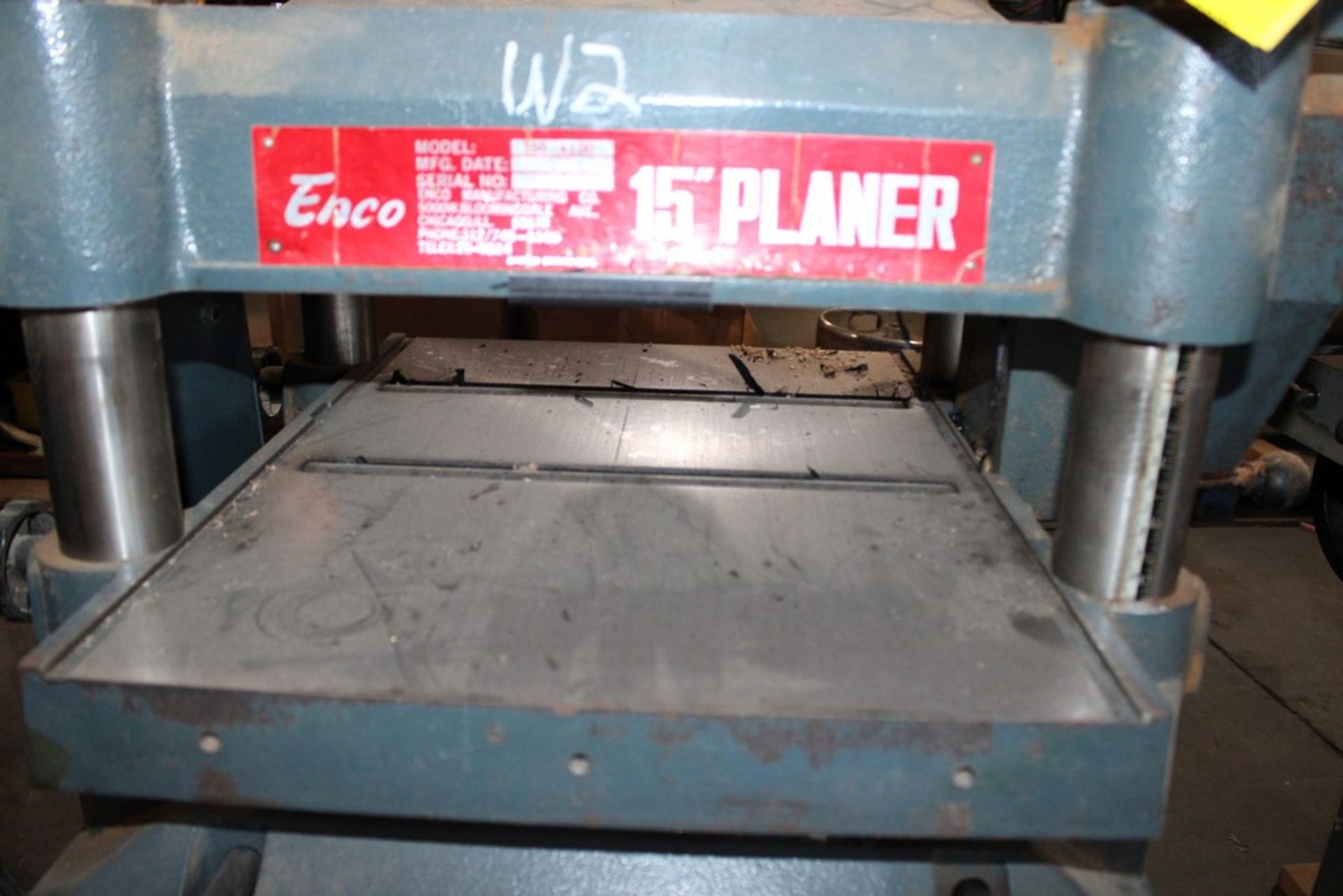 ENCO MODEL 150-4100 15" PLANER S/N 253816 - Image 3 of 3