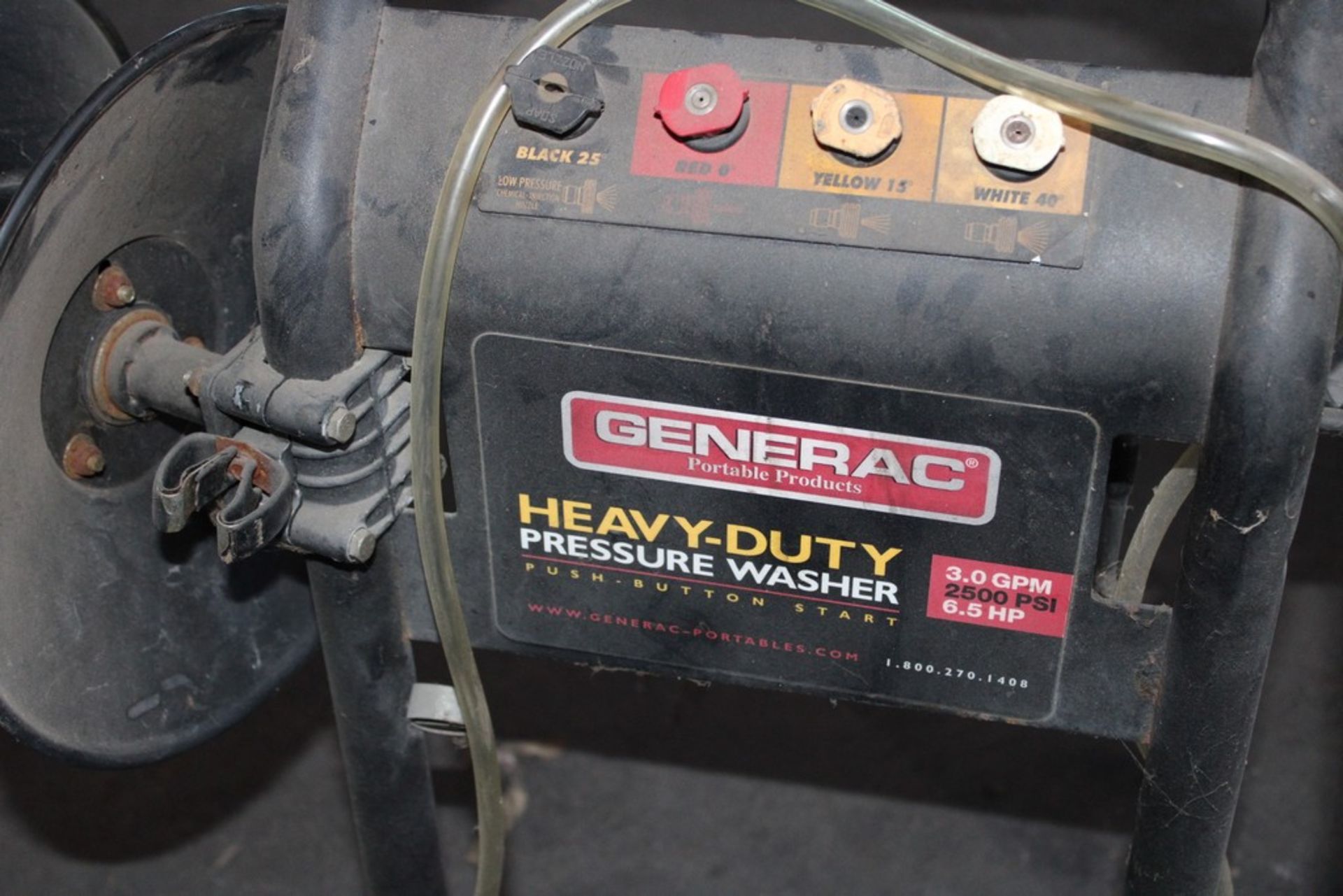 GENERAC 2,500 PSI HEAVY DUTY POWER WASHER, WITH INTEK PRO 206 6.5 HP GAS ENGINE - Image 4 of 4