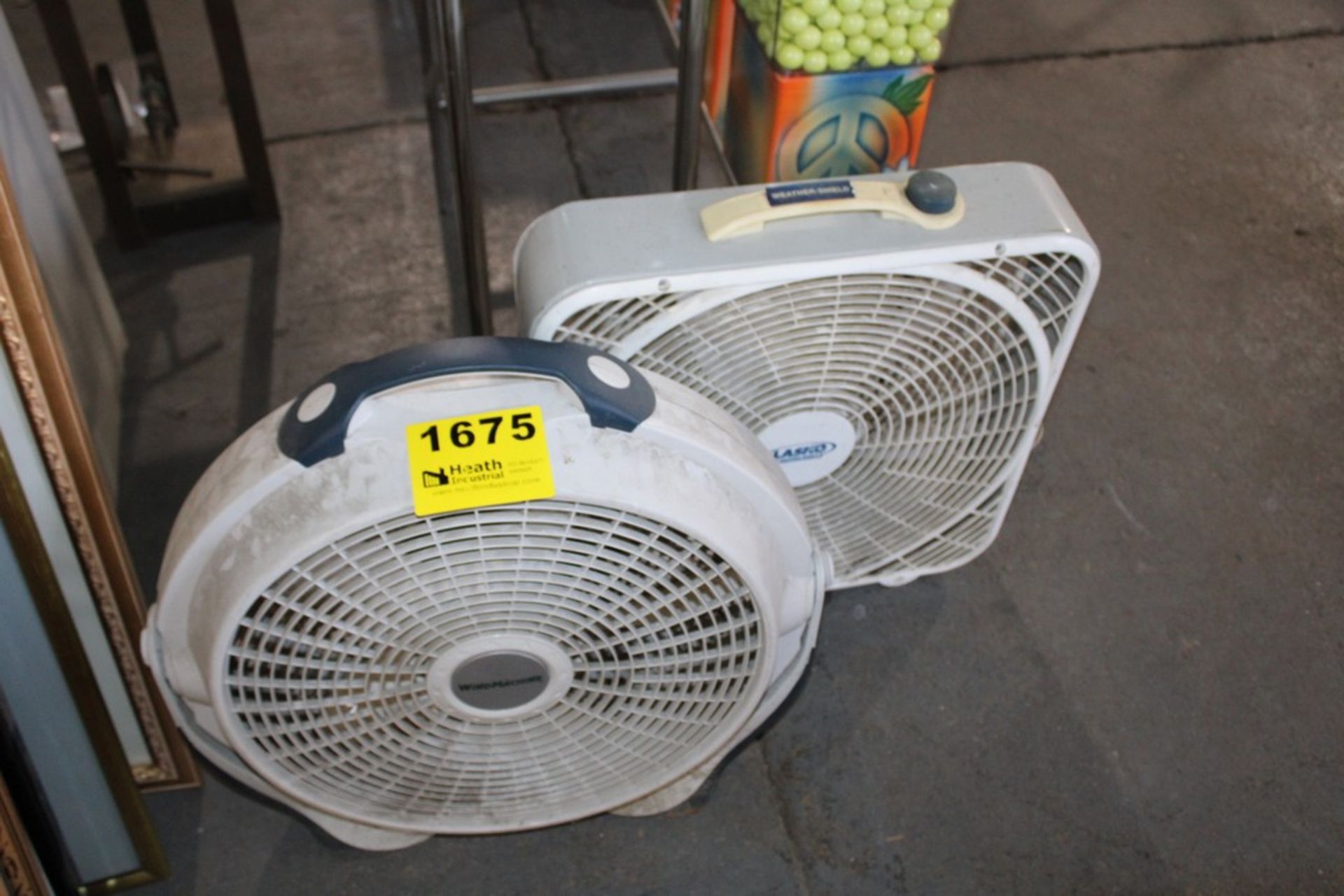 (2) FANS, WIND MACHINE & LASKO