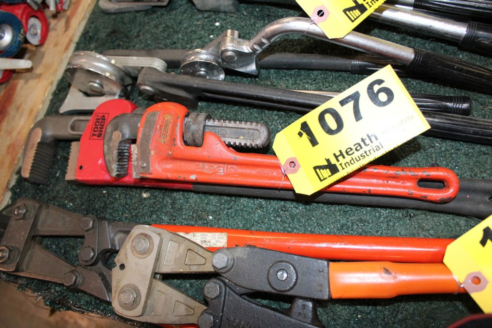 RIDGID & TOOL SHOP PIPE WRENCHES