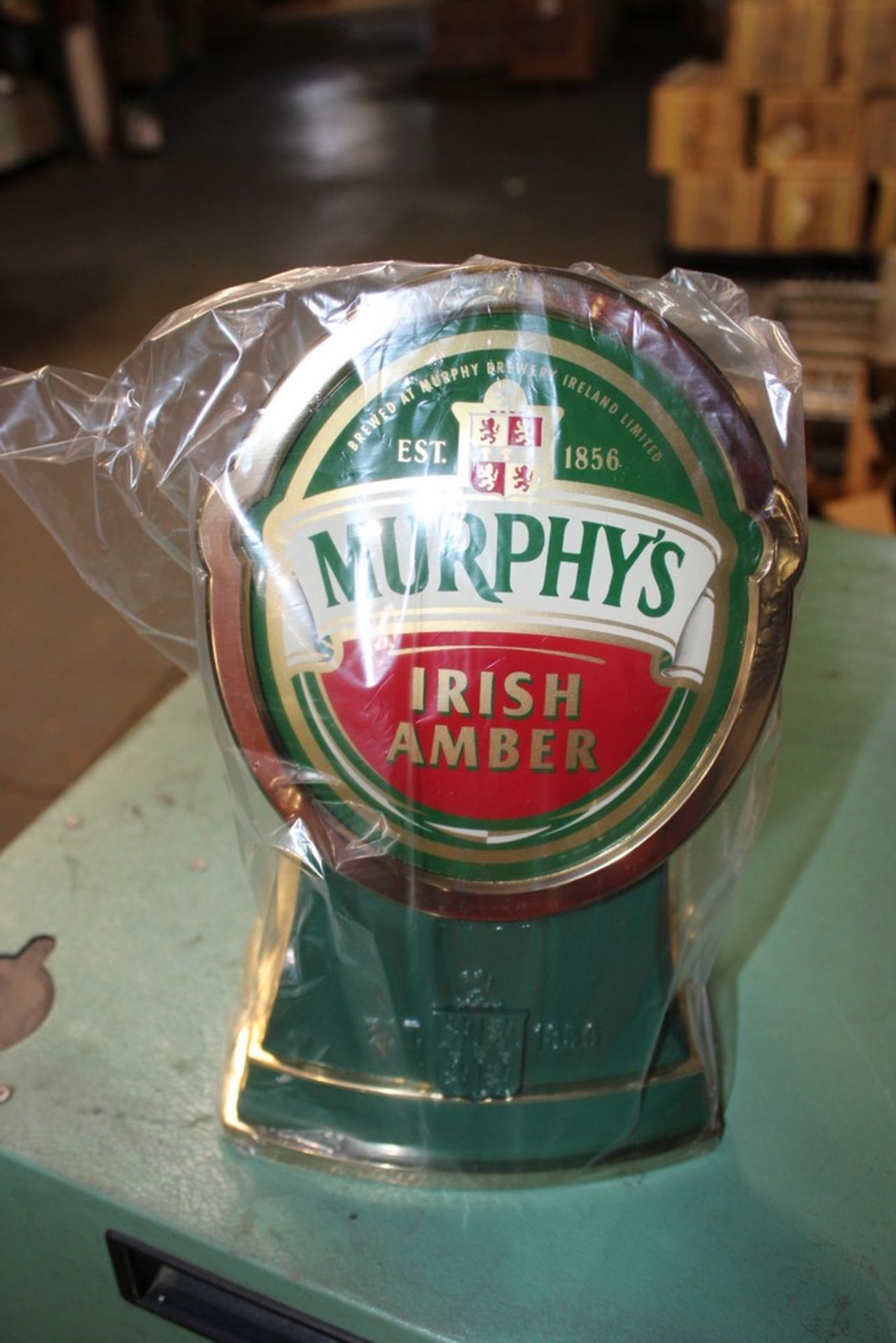 (10) MURPY'S IRISH STOUT PEDESTAL DECOR