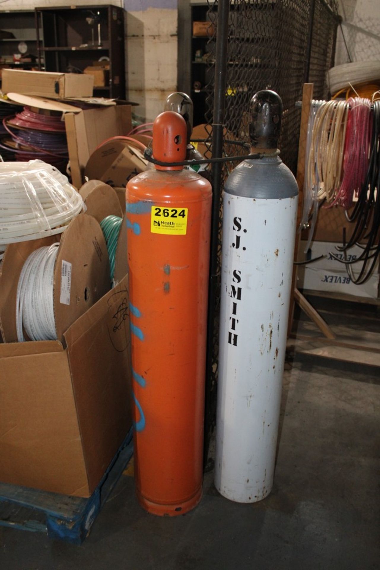 (3) COMPRESSED GAS CYLINDERS