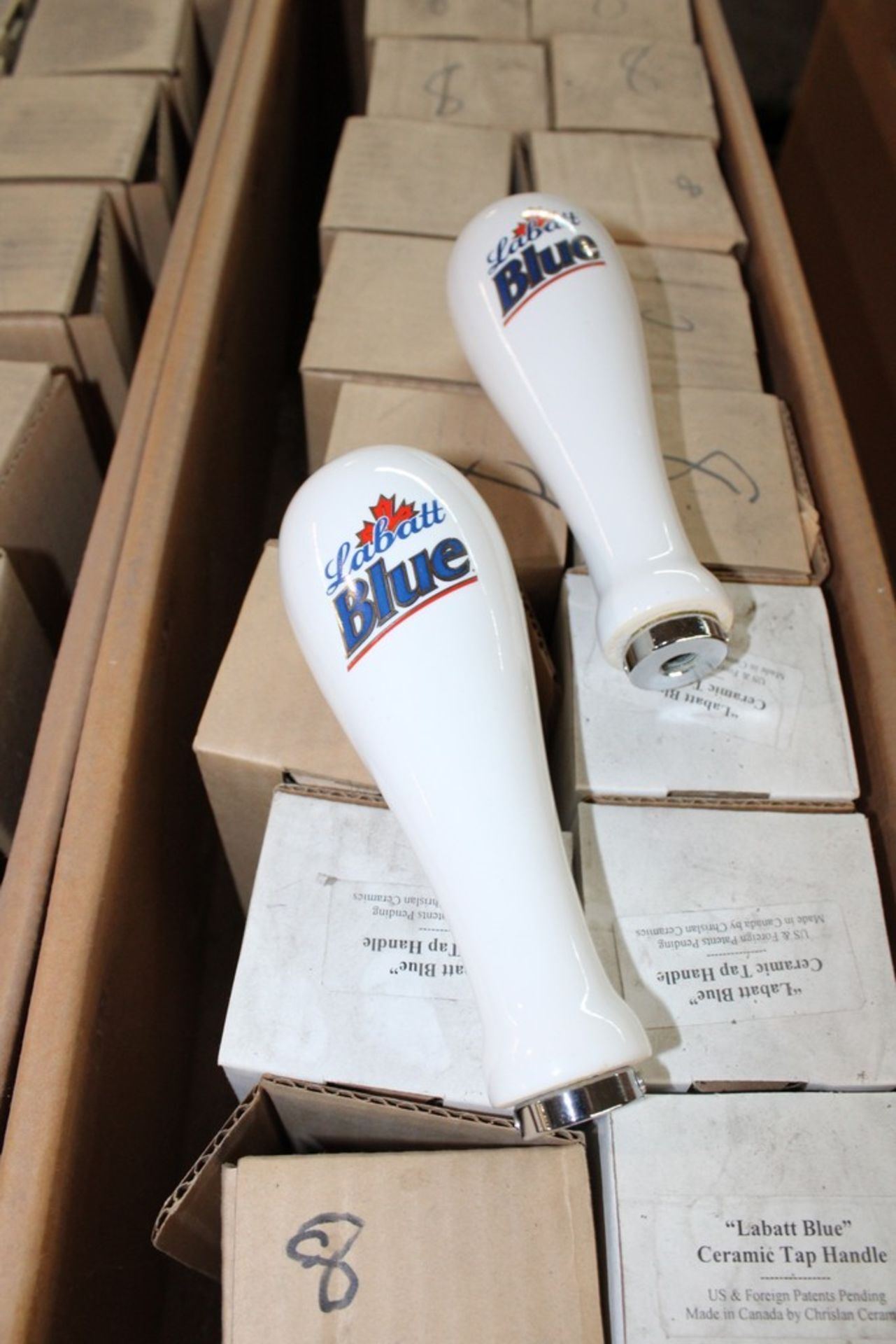 LABATT BLUE TAP HANDLES IN BOX - Image 2 of 2