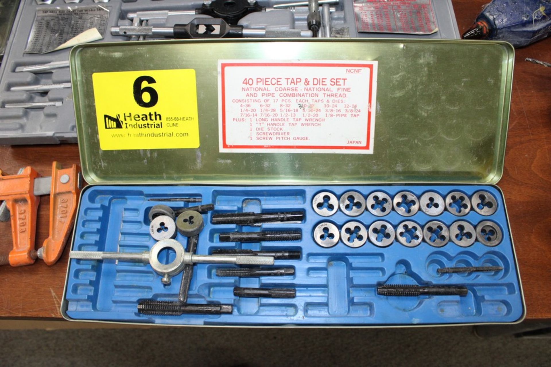 TAP AND DIE SET IN CASE