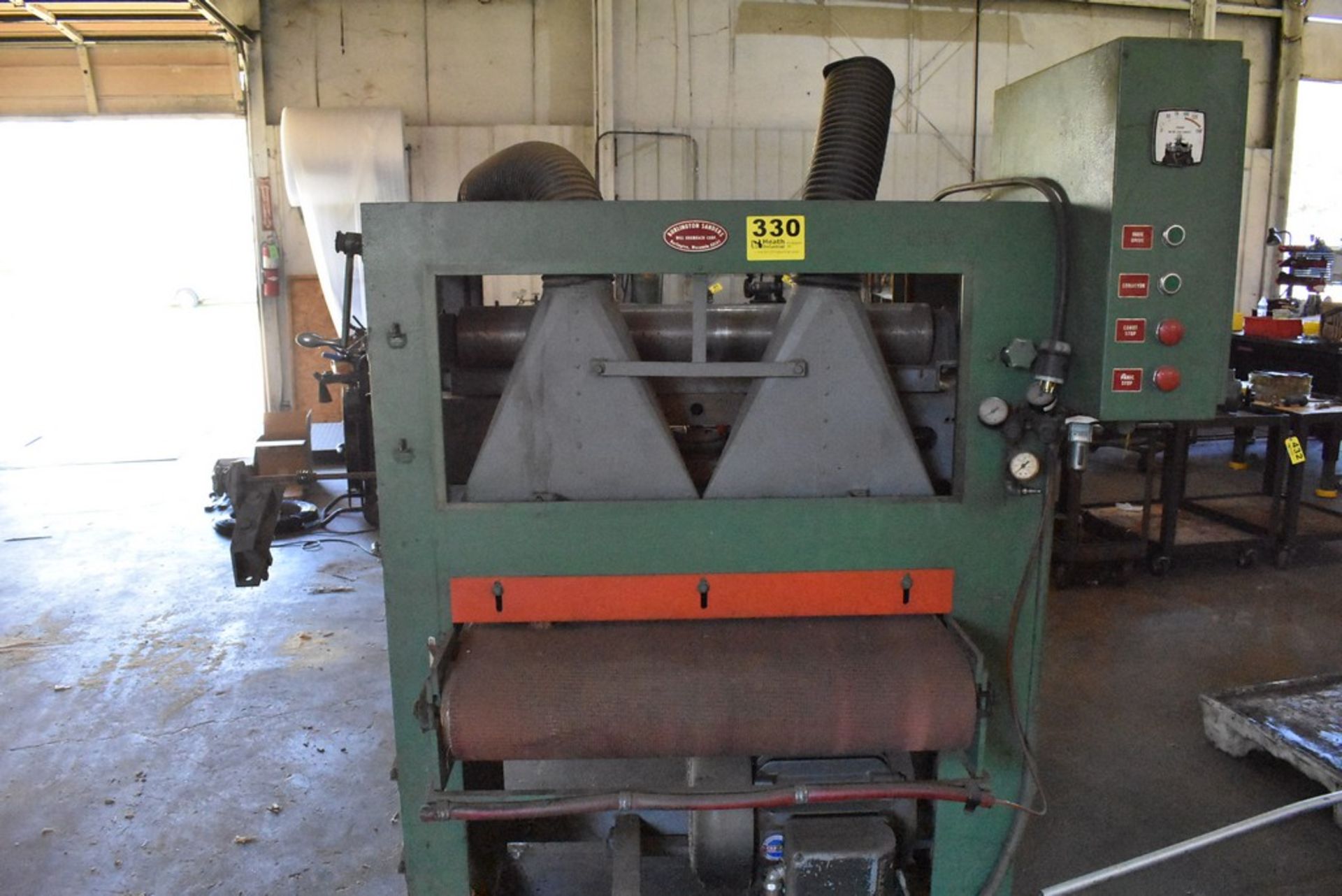 BURLINGTON 36” MODEL SP36X55HD TOP BELT PASS THRU SANDER, S/N 86181 - Image 2 of 5