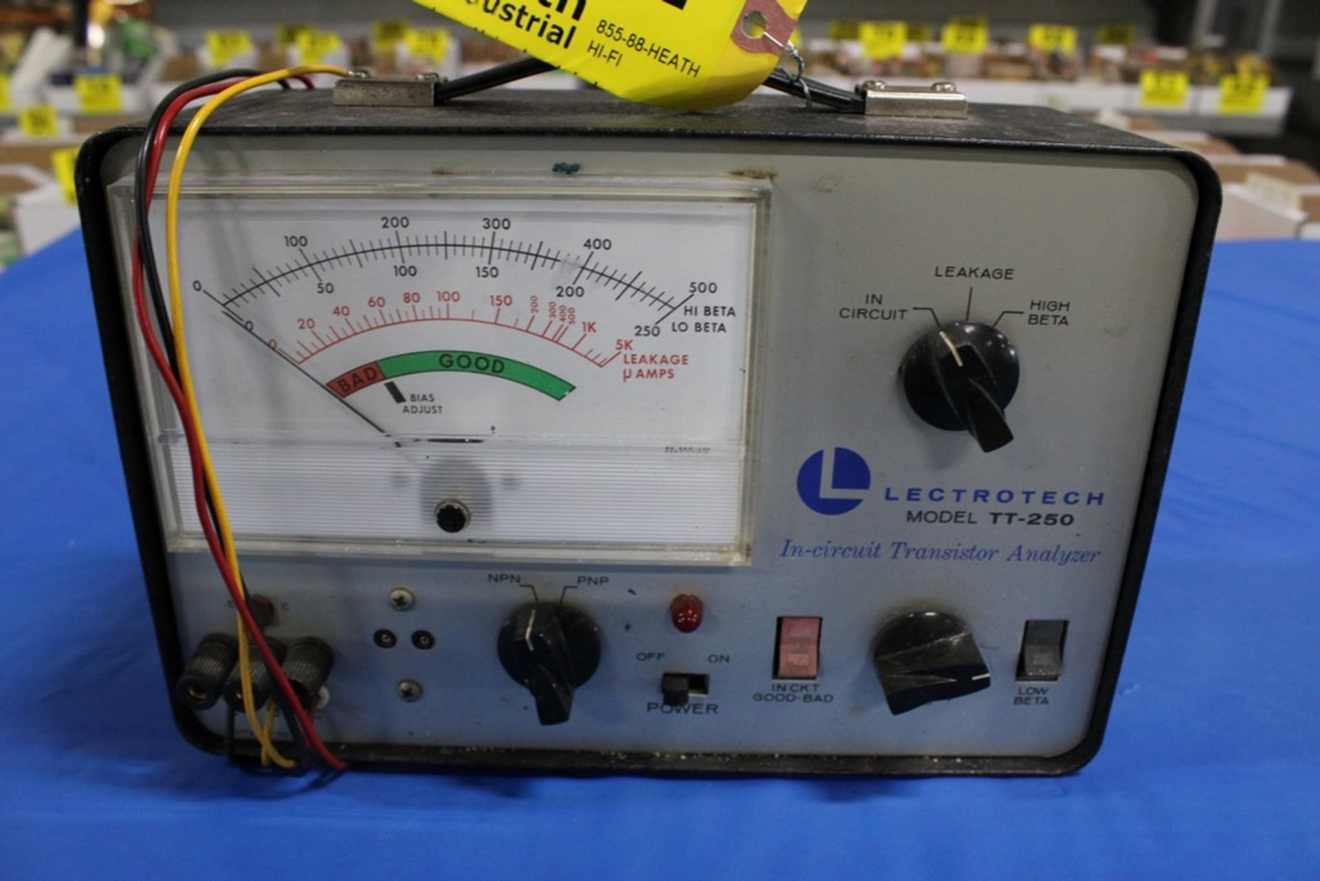 LECTROTECH MODEL TT-250 IN-CIRCUIT TRANSISTOR ANALYZER - Image 2 of 3