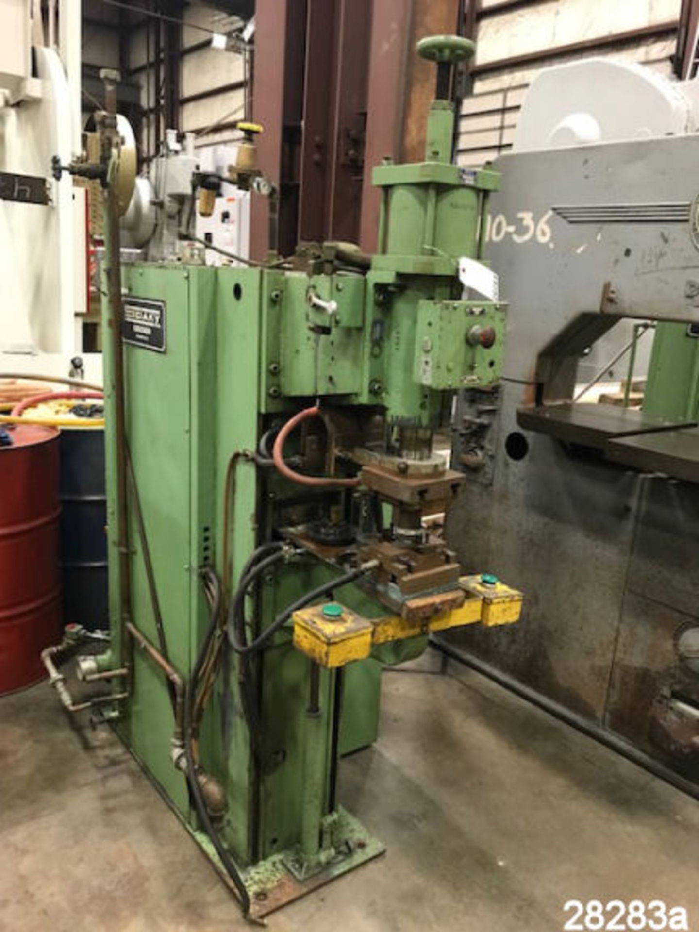 SCIAKY TYPE EPK.1-22-50-12 50 KVA PRESS TYPE SPOT WELDER, S/N 8492