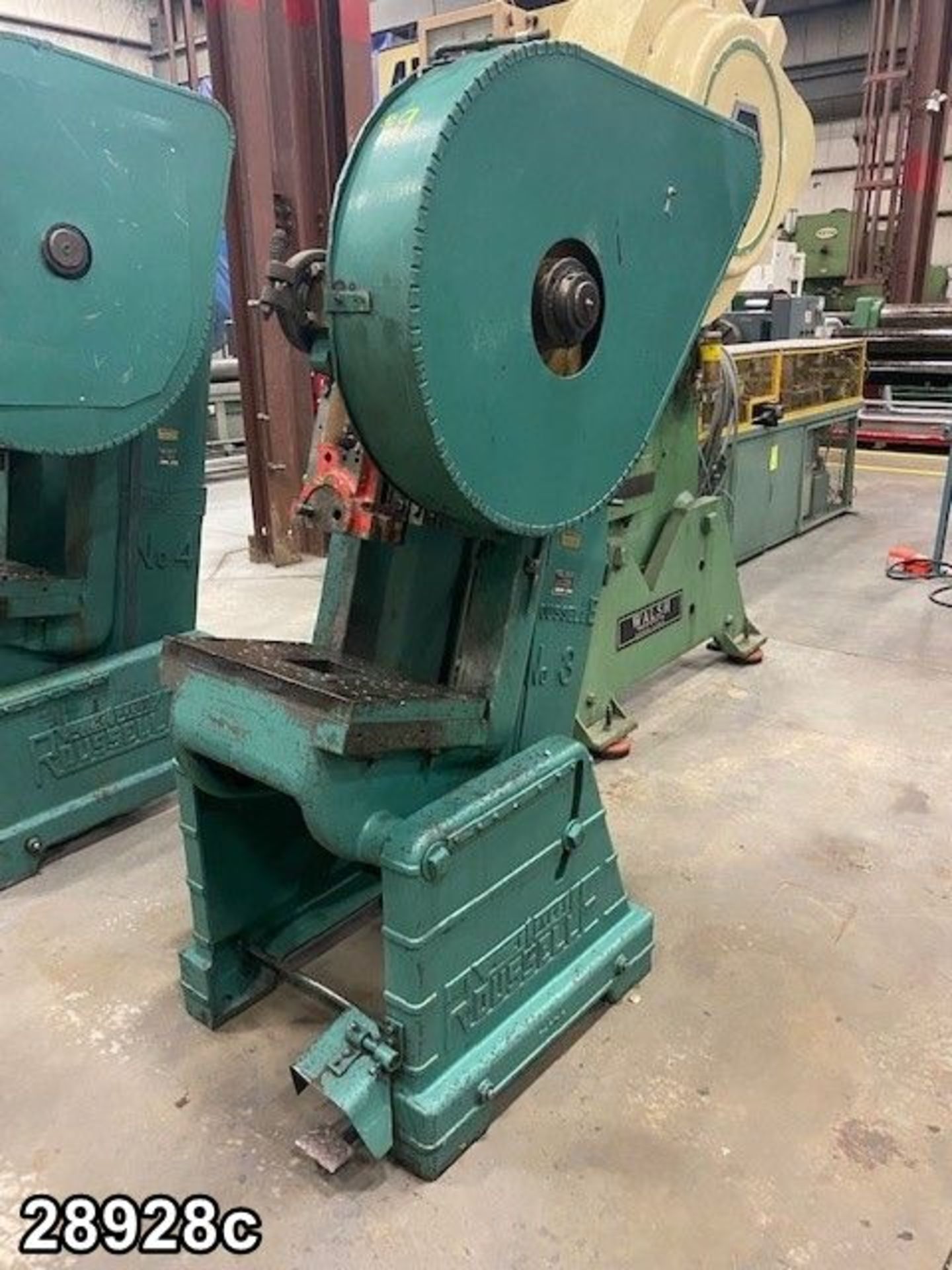 ROUSSELLE MODEL 3 25 TON O.B.I. PUNCH PRESS S/N 510 - Image 3 of 3