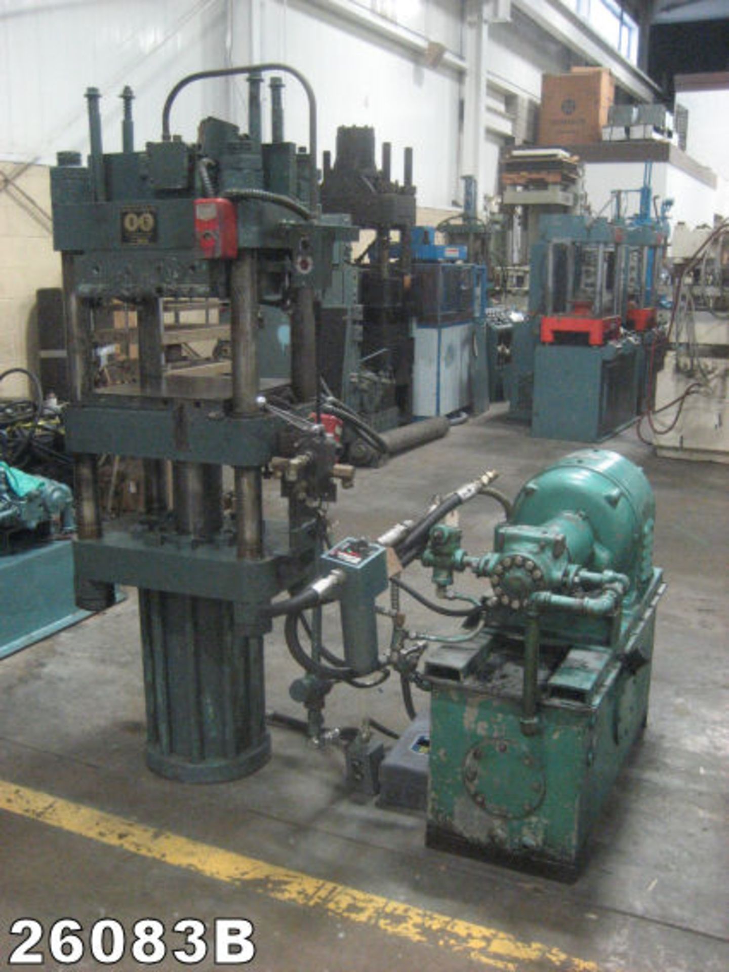 RUBBER EQUIPMENT 100 TON HOT PLATEN PRESS S/N RP-18-18-19 - Image 2 of 2