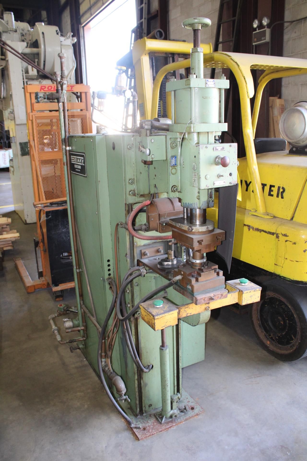 SCIAKY TYPE EPK.1-22-50-12 50 KVA PRESS TYPE SPOT WELDER, S/N 8492 - Image 5 of 9