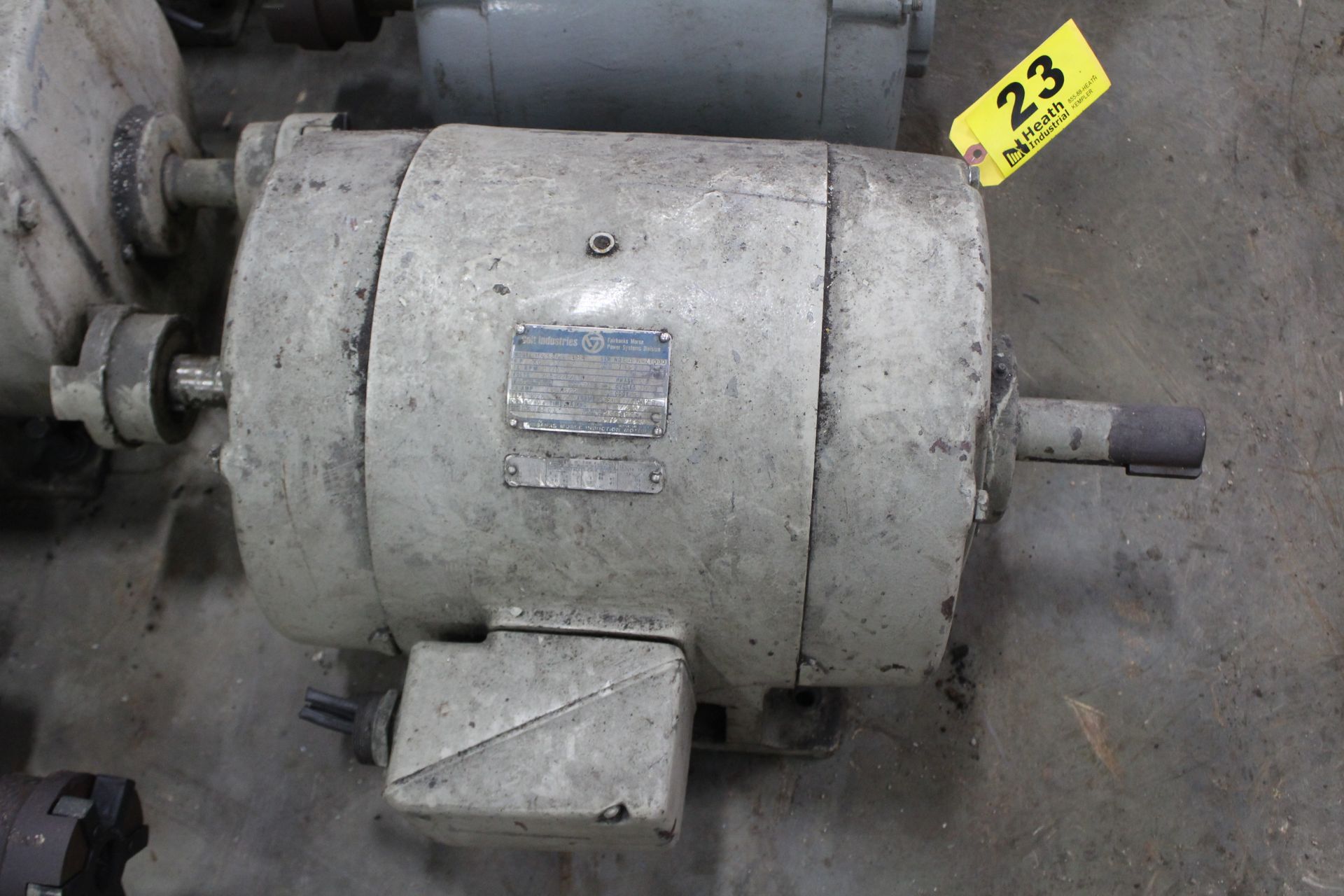 COLT INDUSTREIS MODEL HR326A21B4 30 HP 1770 RPM ELECTRIC MOTOR, 3 PHASE