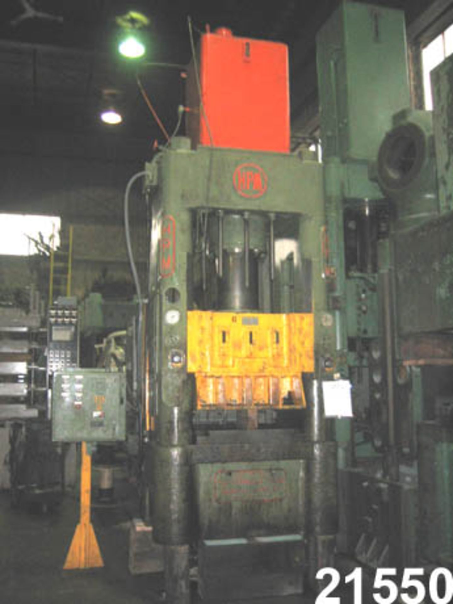 HPM MODEL CU-2 250 TON DOWNSTROKE HYDRAULIC PRESS S/N 44-328