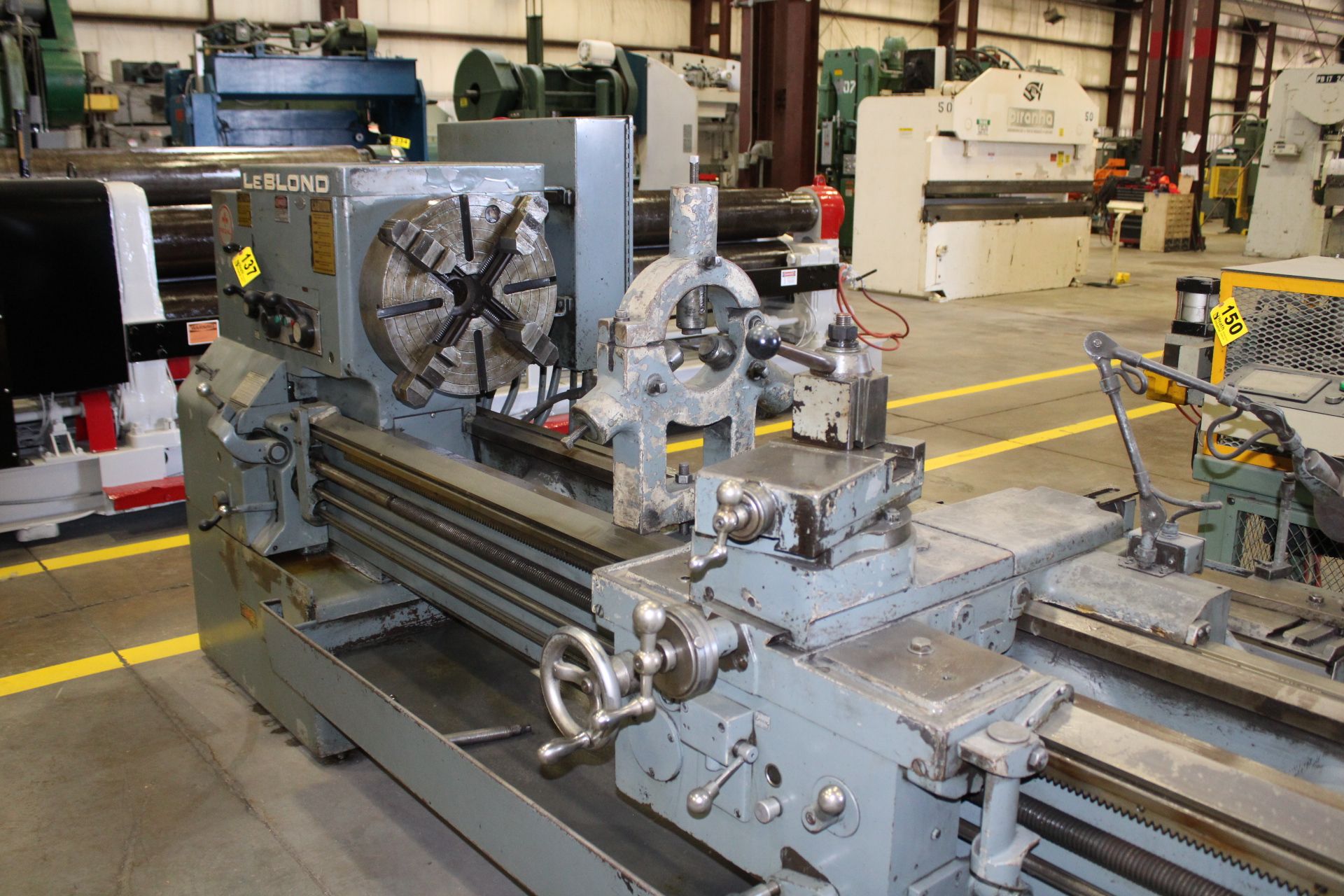 LEBLOND 24" X 144" ENGINE LATHE S/N 5H-854 - Image 8 of 8