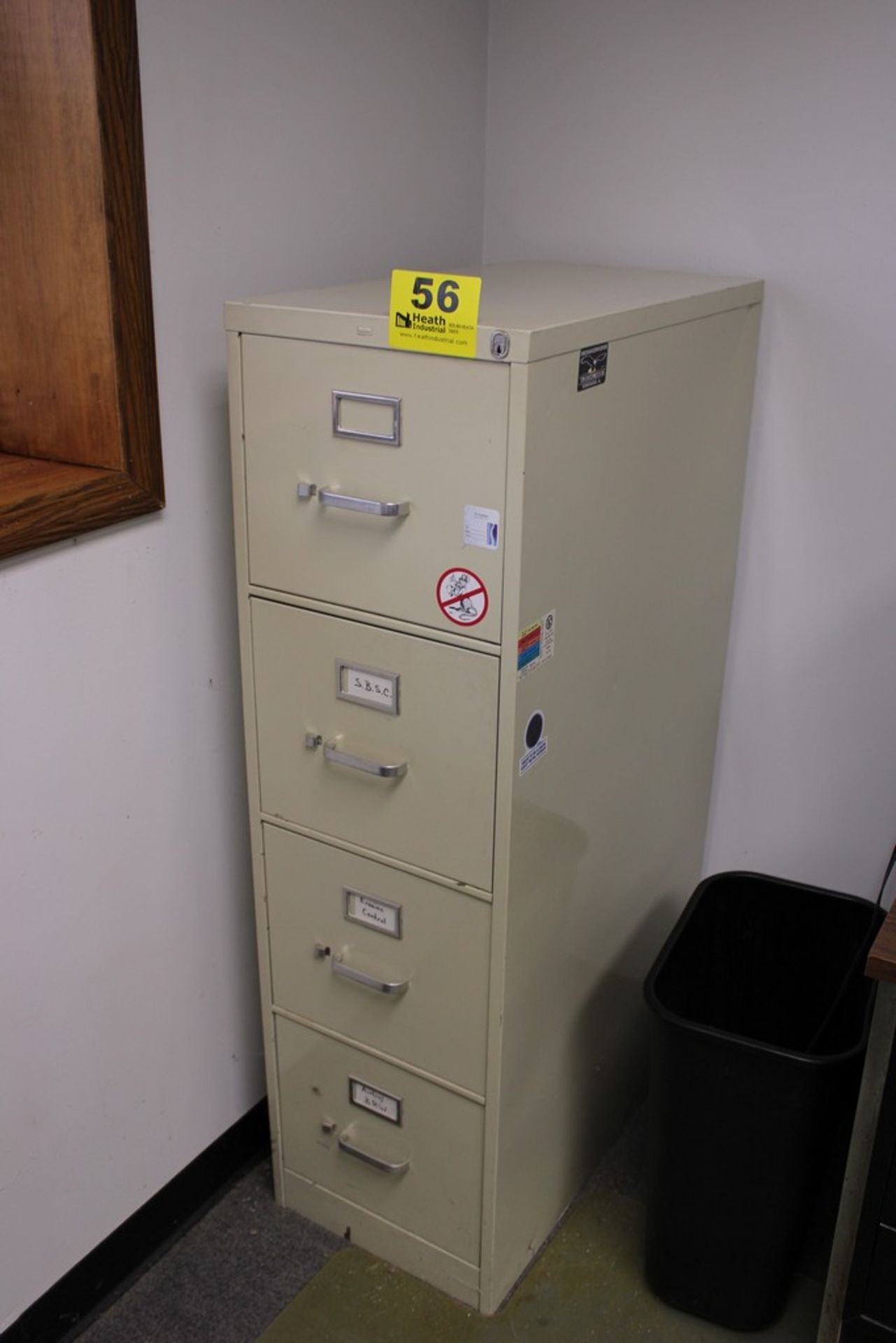 FOUR DRAWER STEEL FILE CABINET