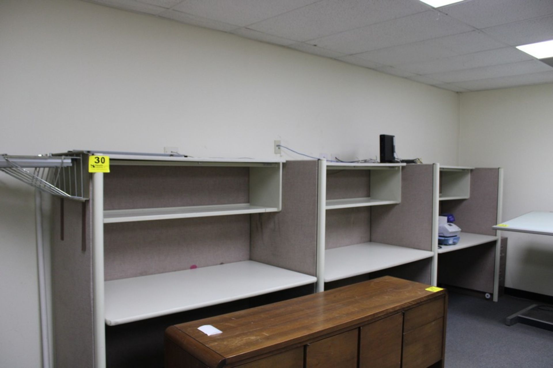 (3) CUBICLES, EACH UNIT IS 62" X 30" X 63"