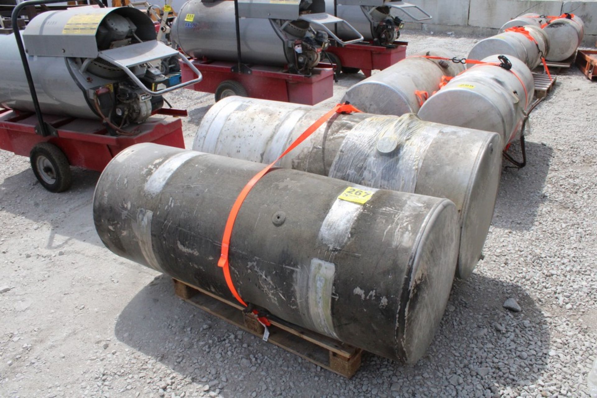 (2) ALUMINUM TRUCK FUEL TANKS