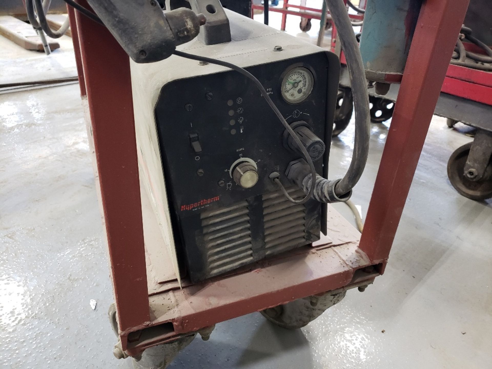 MILLER MODEL THUNDERBOLT XL 300/200 AMP AC/DC WELDING POWER SOURCE S/N LF092915, WITH HYPERTHERM - Image 3 of 9