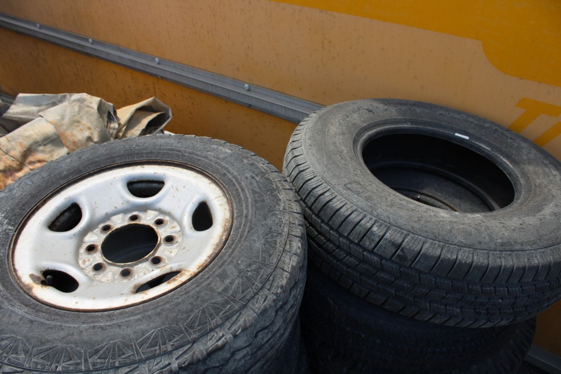 (11) ASSORTED TIRES, SOME WITH RIMS - Image 2 of 2