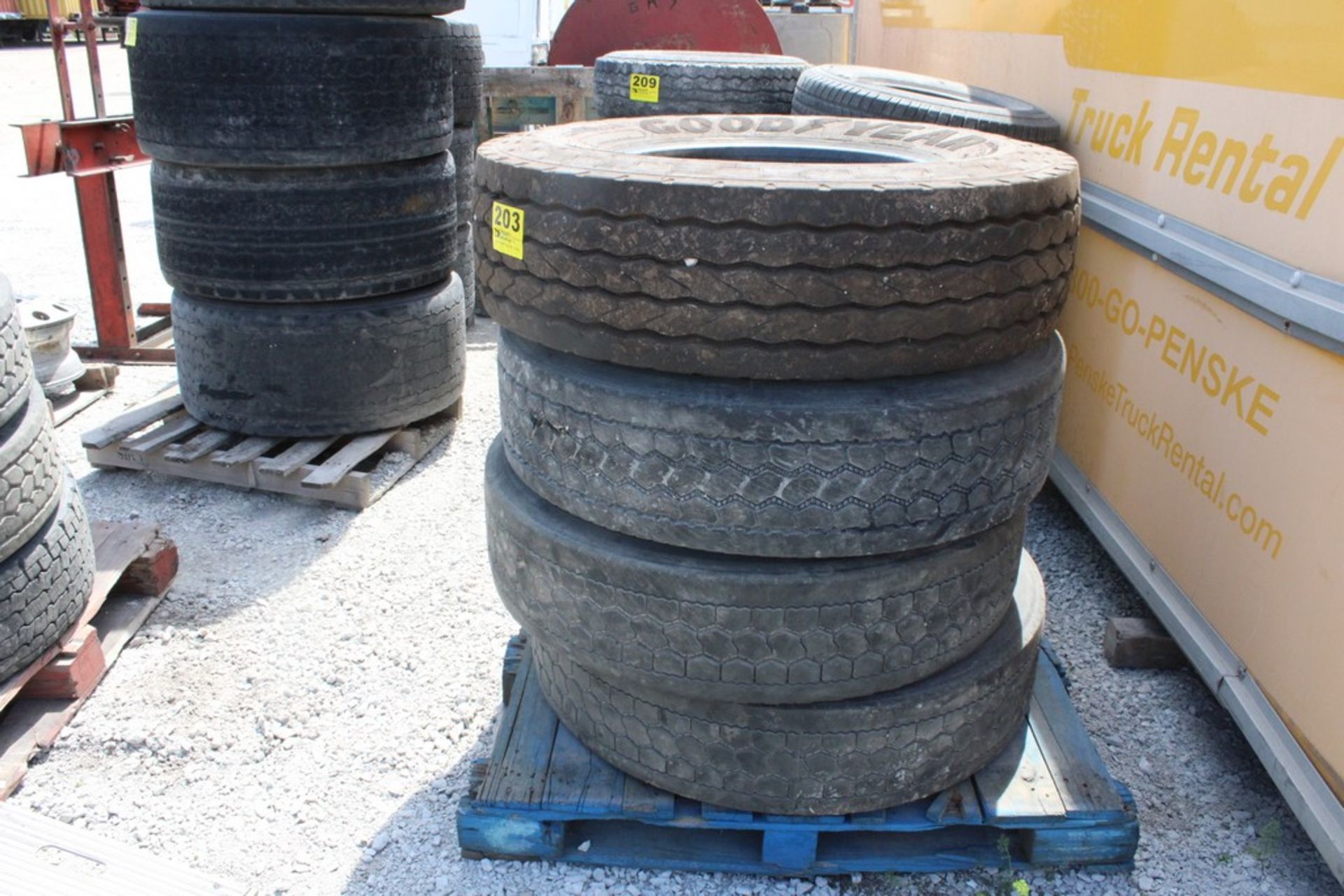 (4) 315/80R/22.5 TIRES