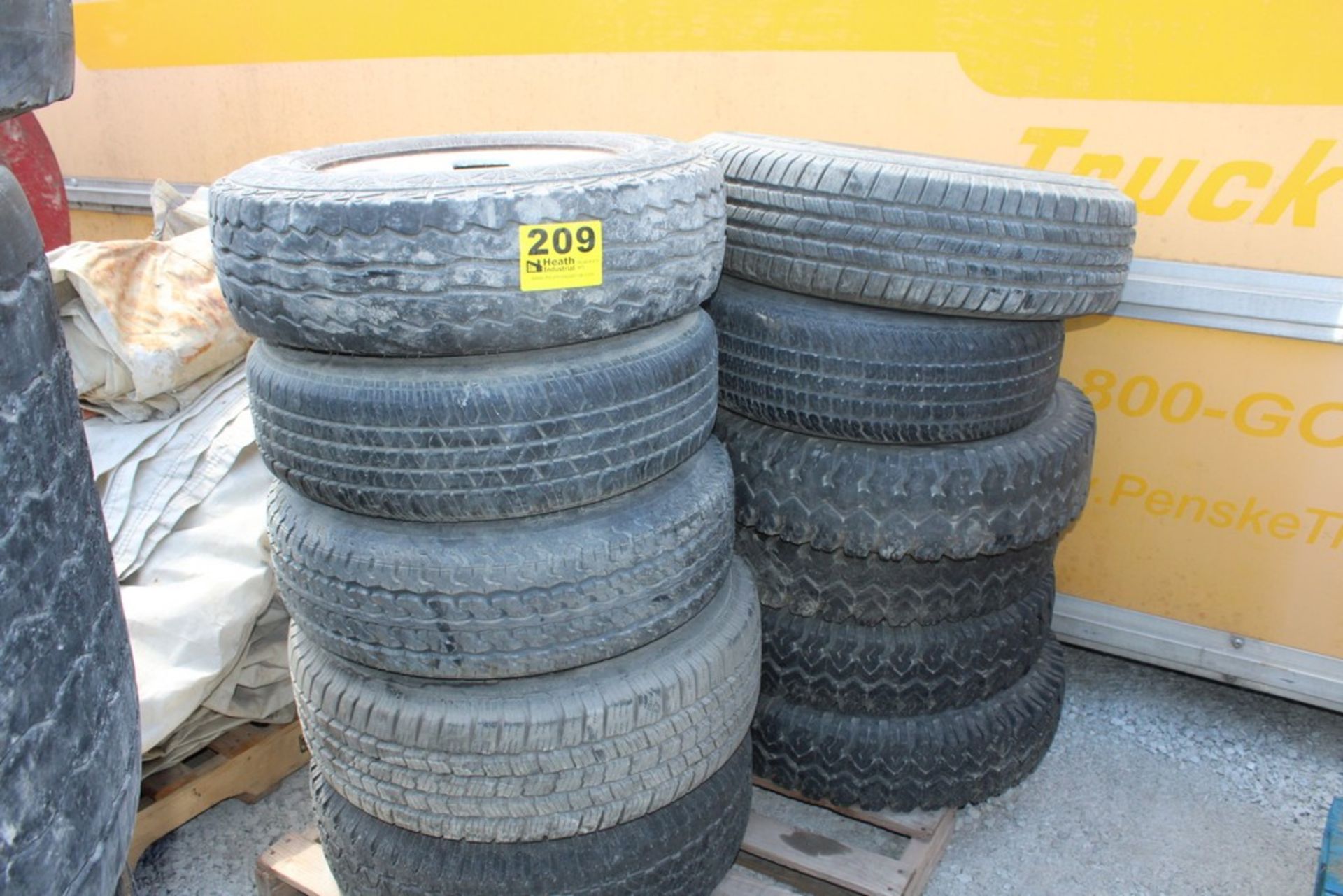 (11) ASSORTED TIRES, SOME WITH RIMS