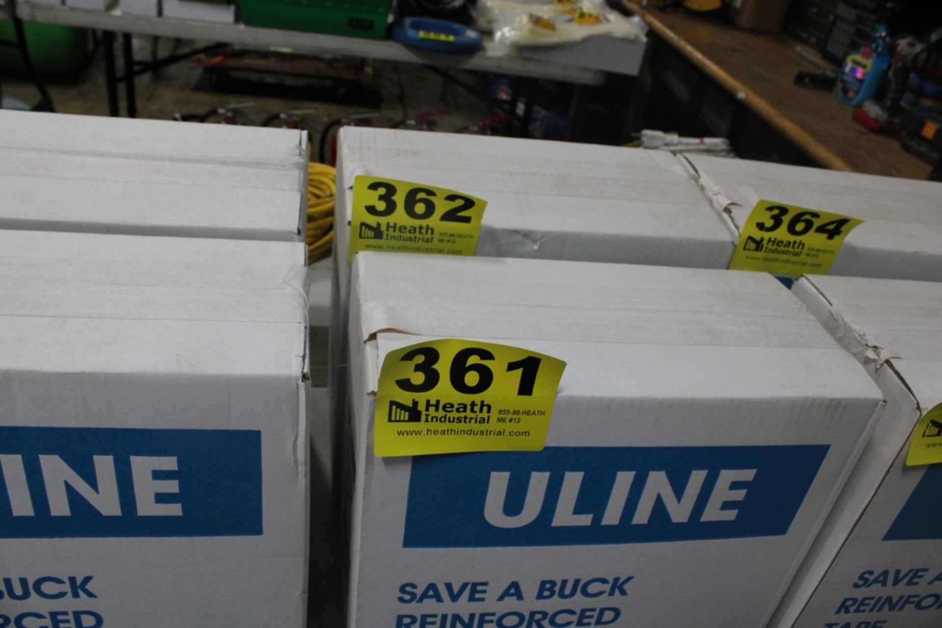 (1) CASE ULINE S-7839 KRAFT 2.75" X 450 REINFORCED TAPE, 10 ROLLS / CASE