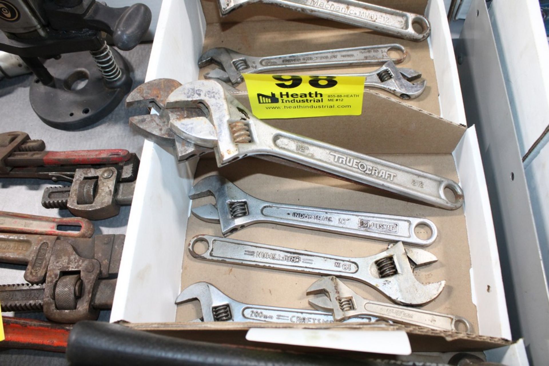 (6) CRESCENT WRENCHES 6" - 12"
